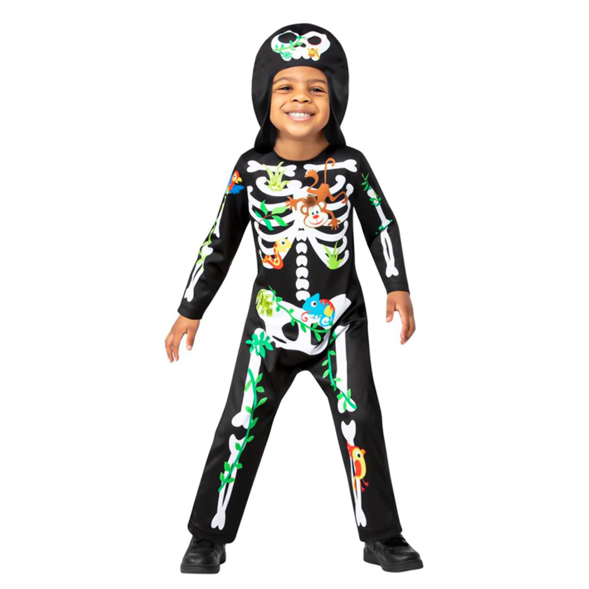 Jungle Skeleton Child Costume
