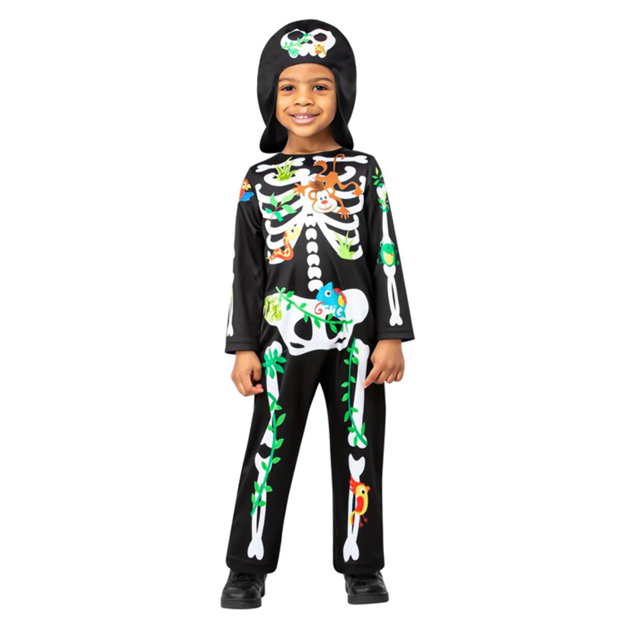 Jungle Skeleton Child Costume