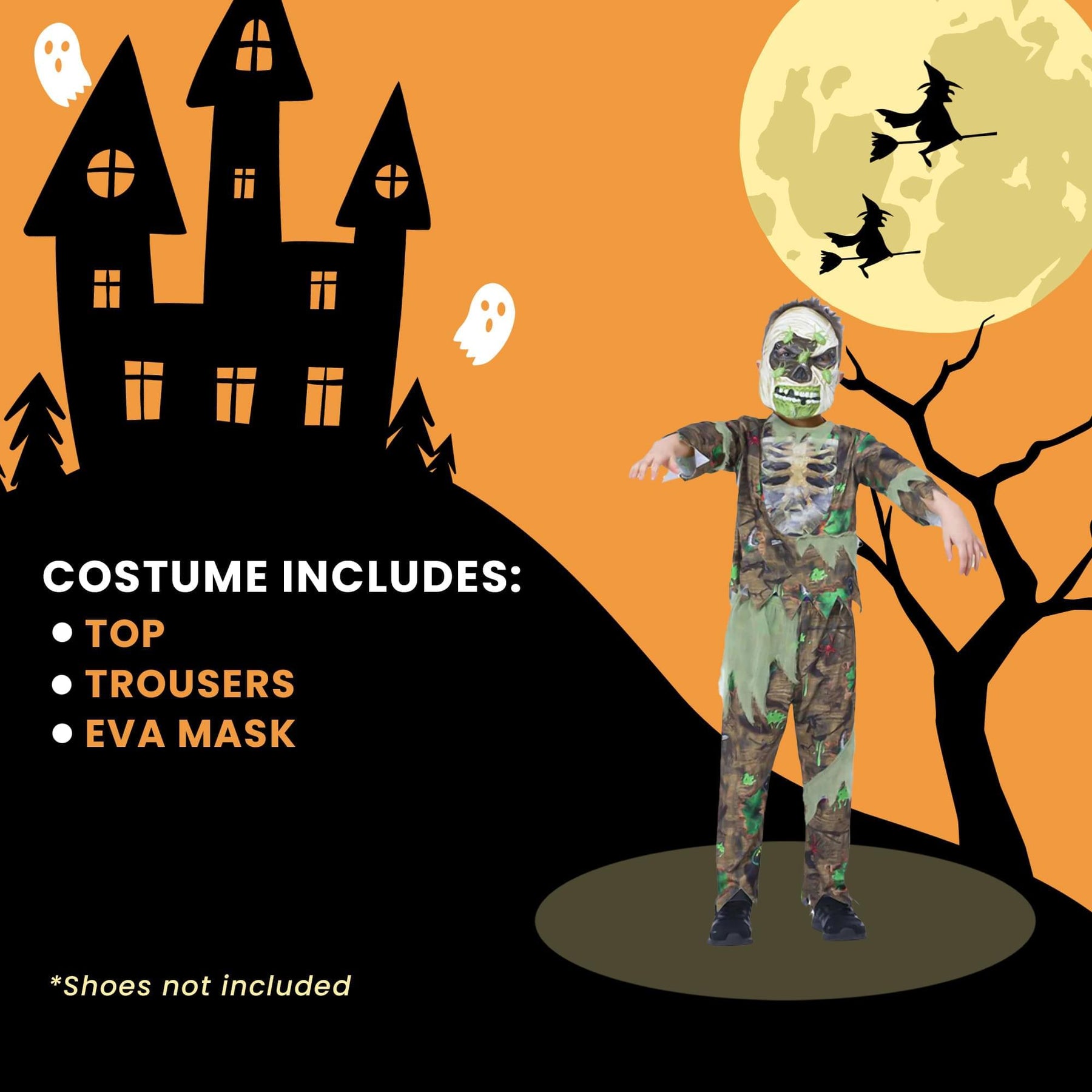 Bug Zombie Child Costume