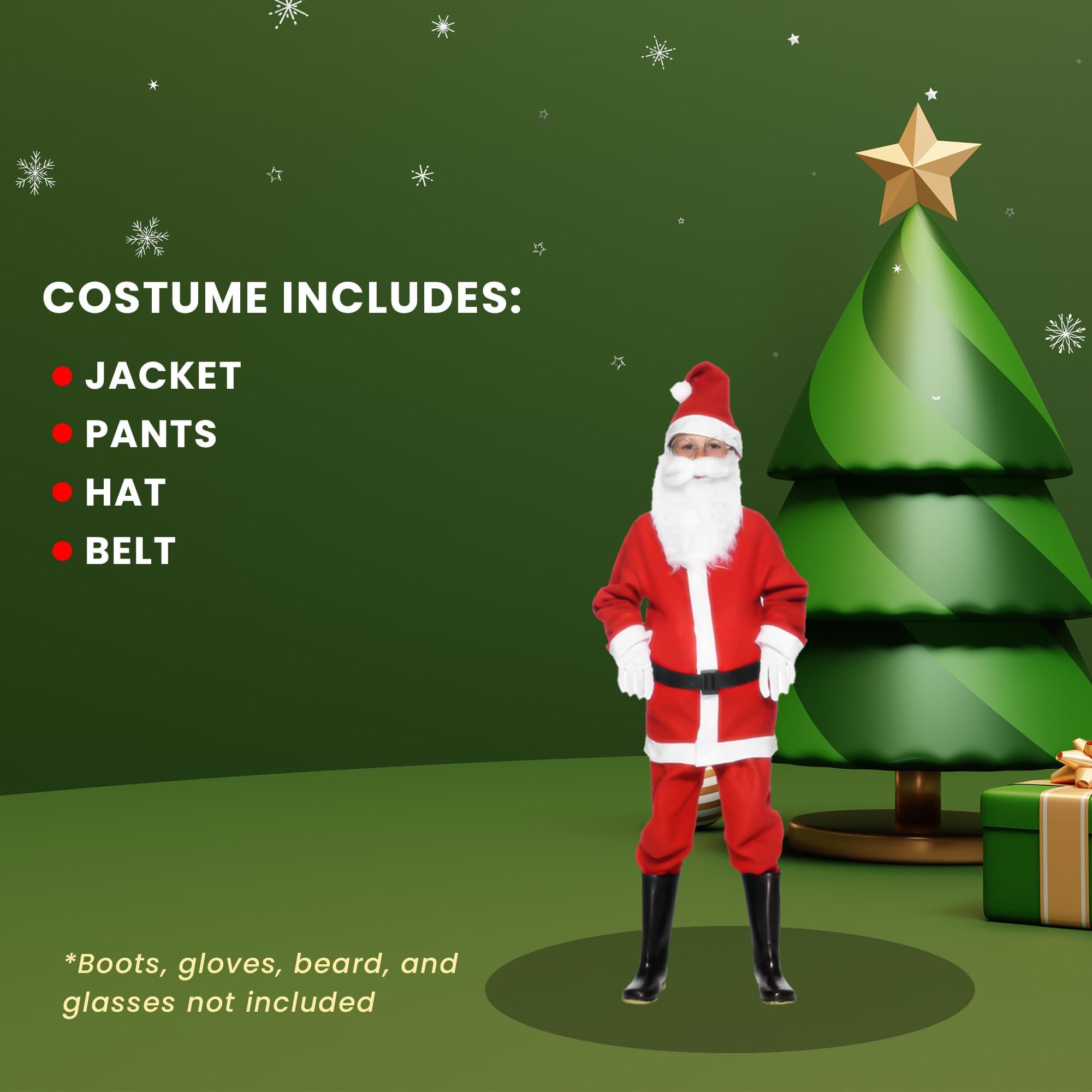Santa Boys Child Costume