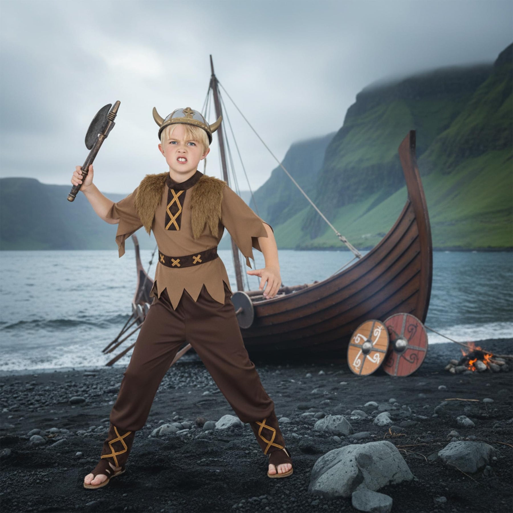 Viking Boy Child Costume