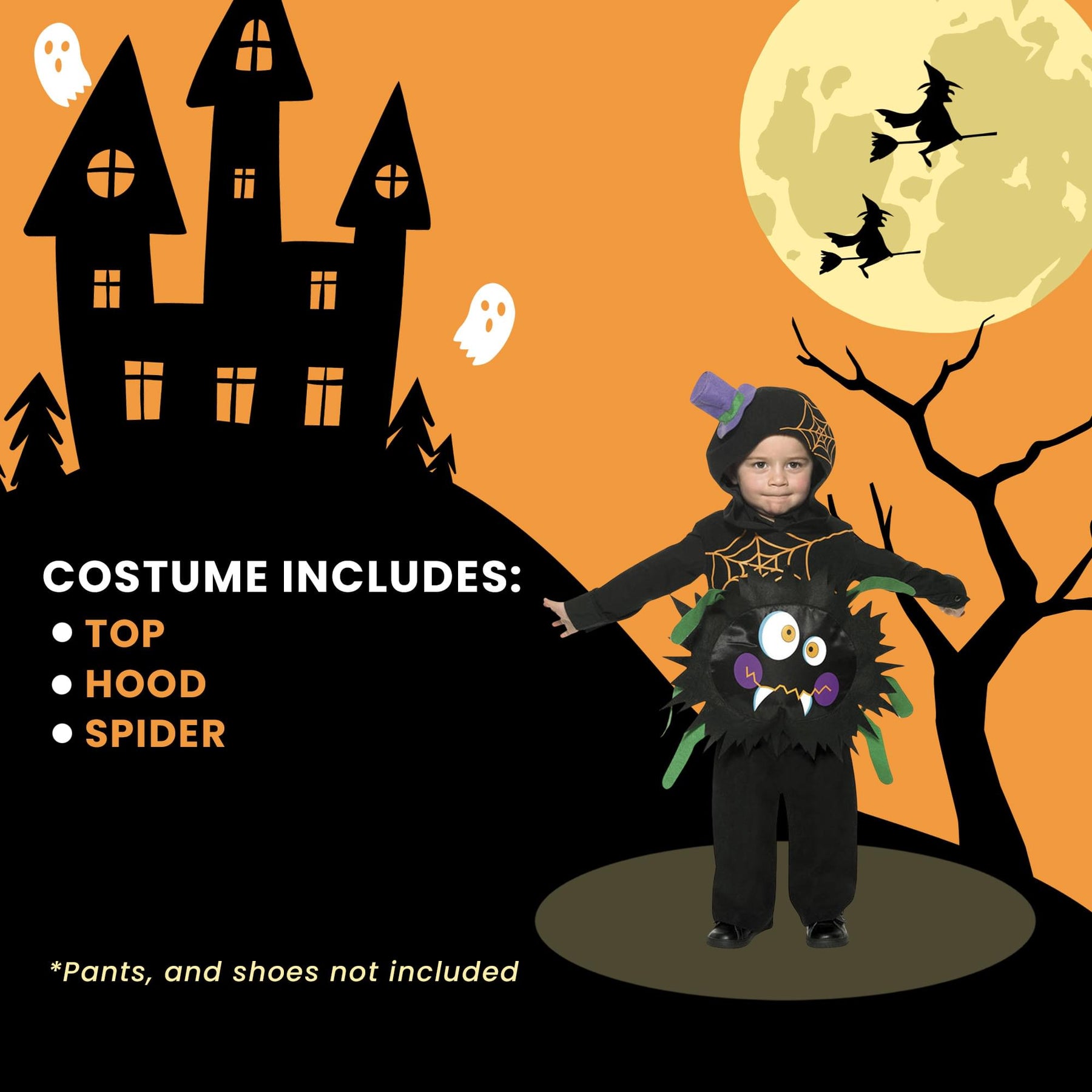 Crazy Spider Child Costume