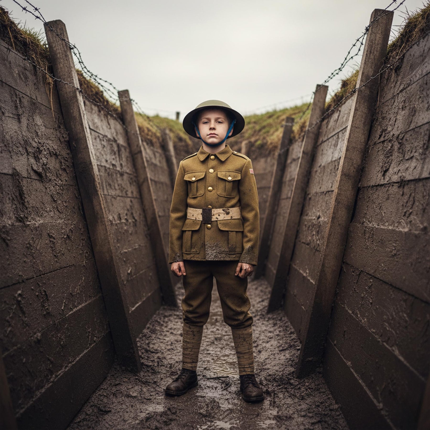 Horrible Histories Ww1 Boy Child Costume