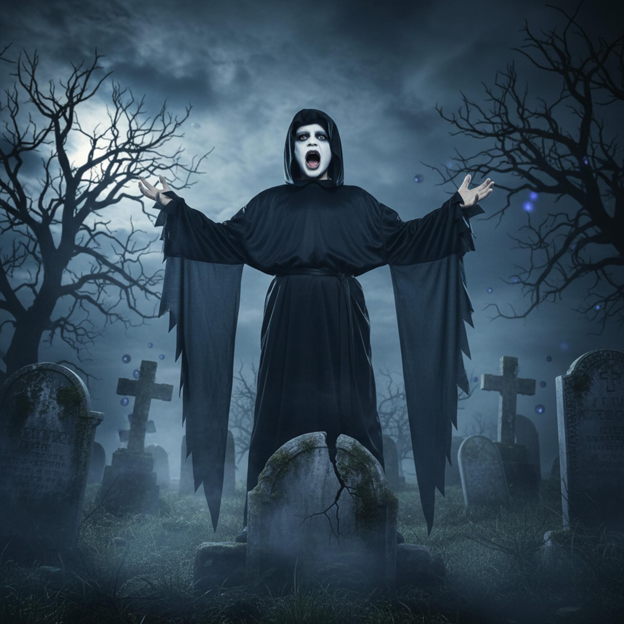 Screaming Ghost Robe Child Costume