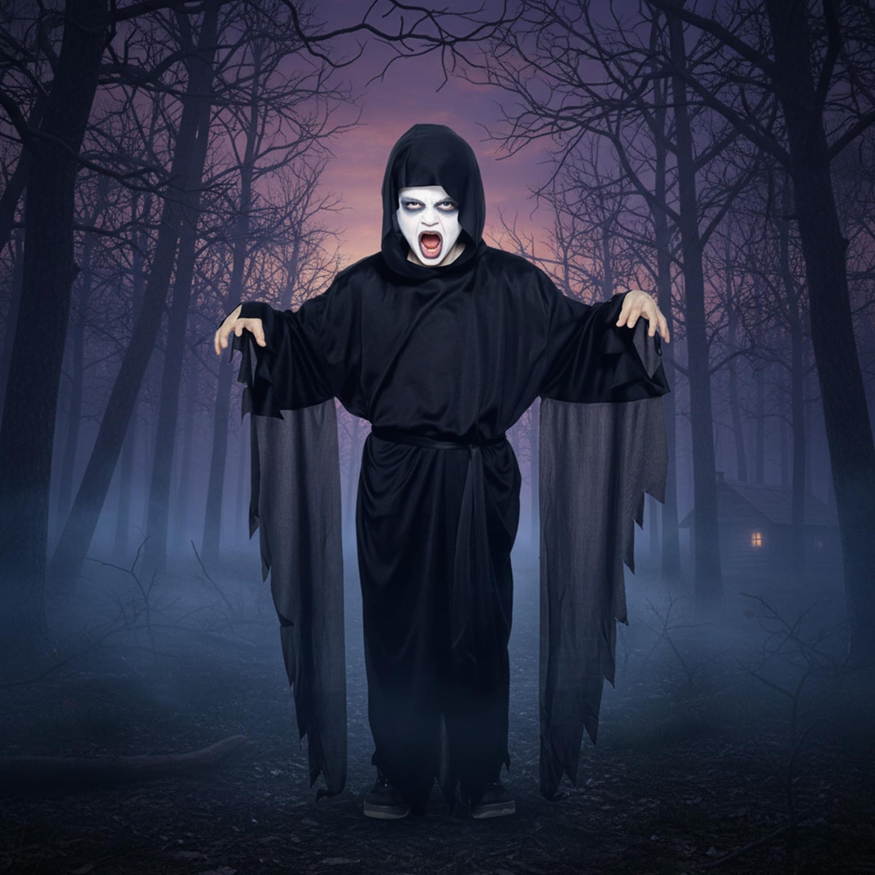 Screaming Ghost Robe Child Costume