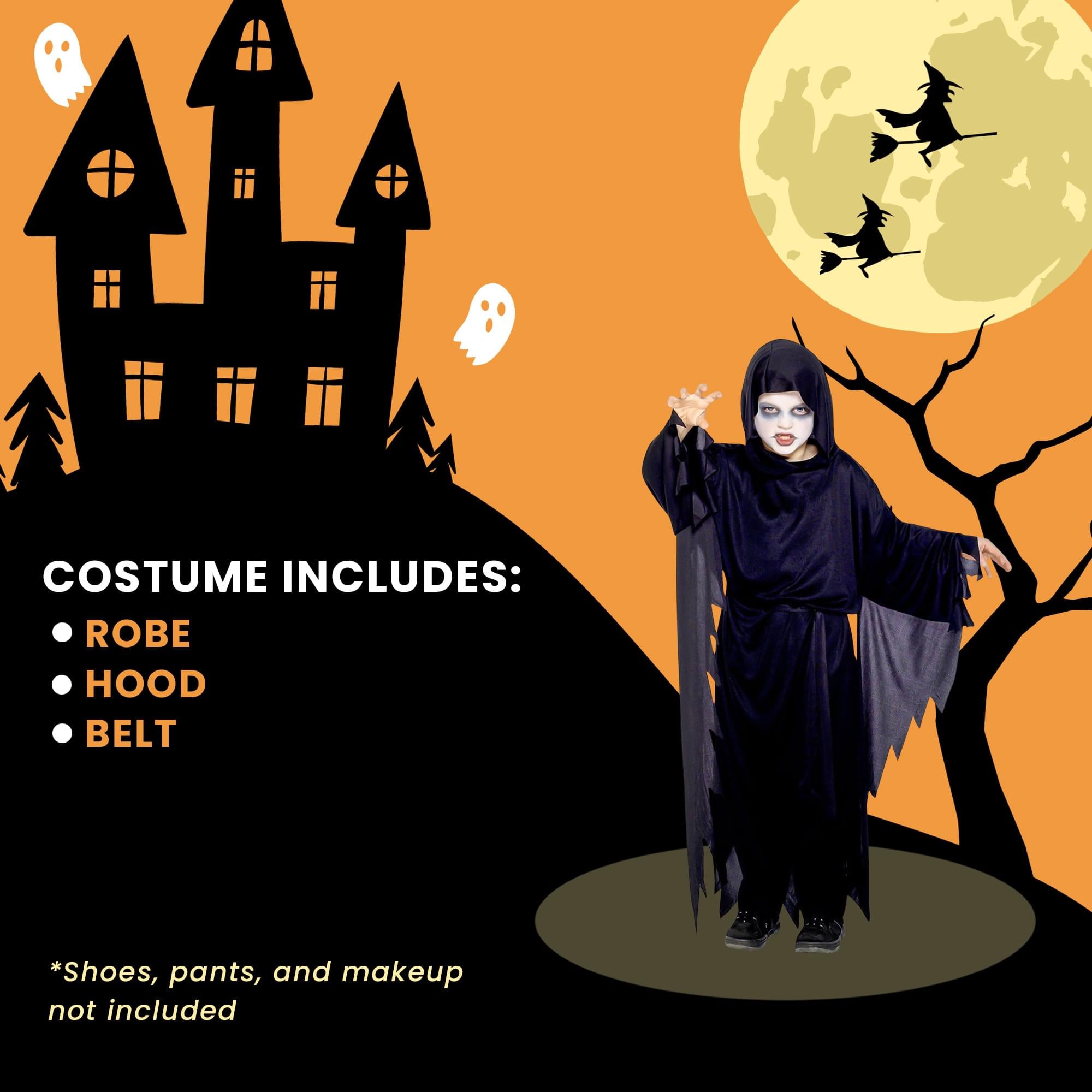Screaming Ghost Robe Child Costume