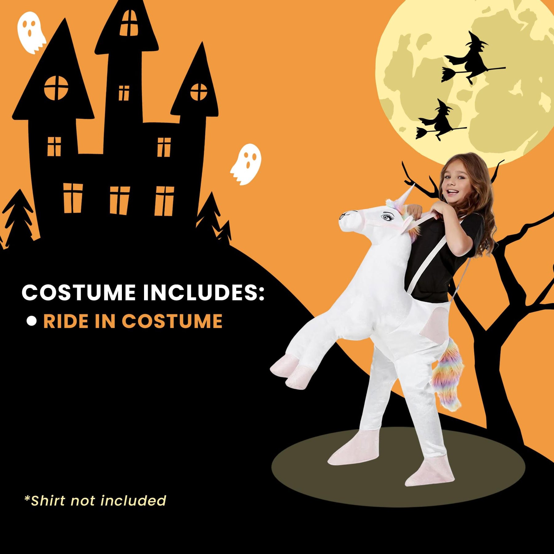 Ride on Unicorn Child Costume