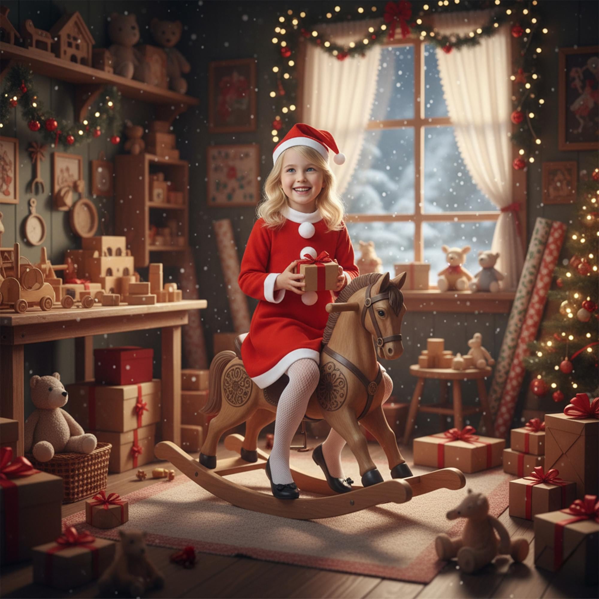 Value Santa Girl Child Costume