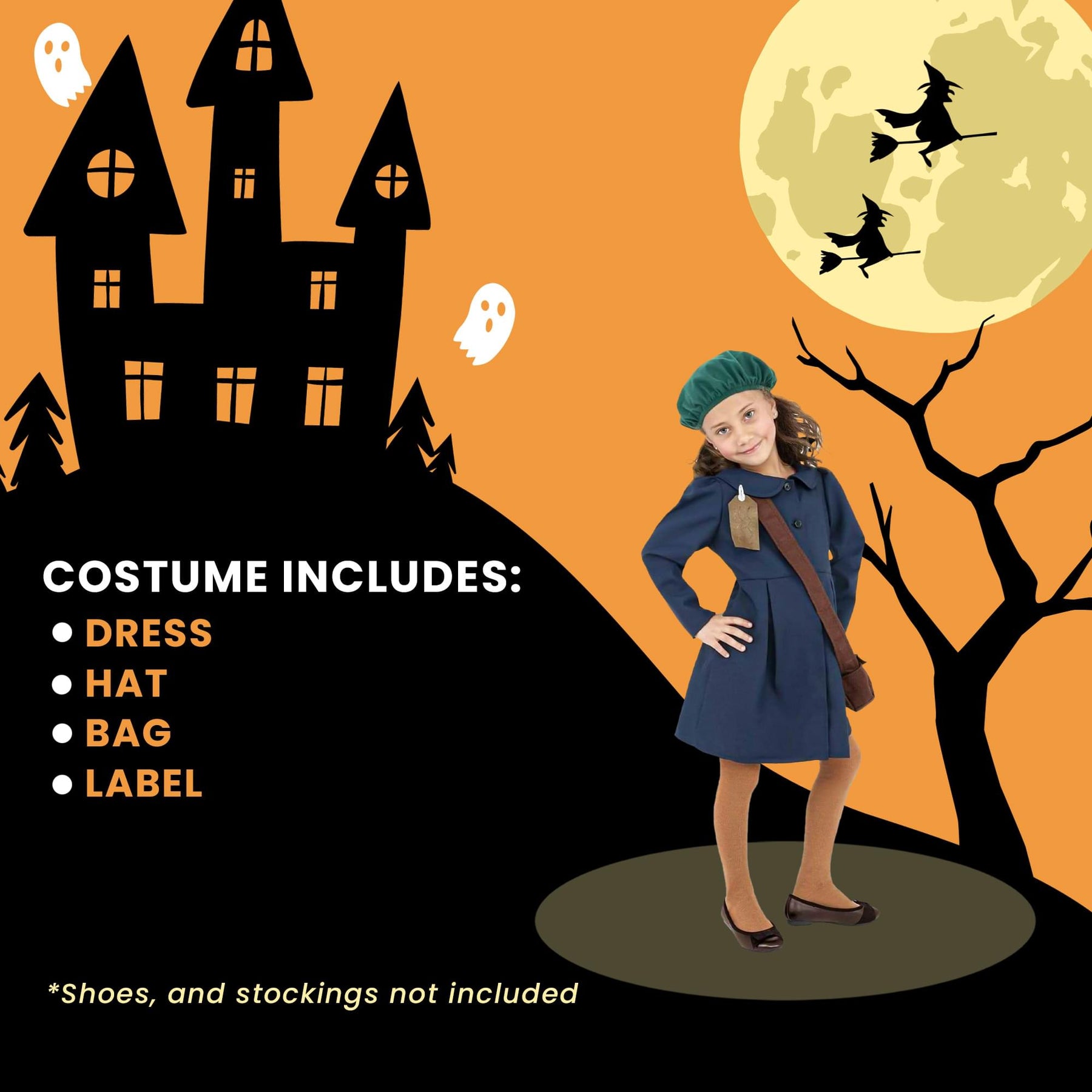 World War Ii Evacuee Girl Child Costume