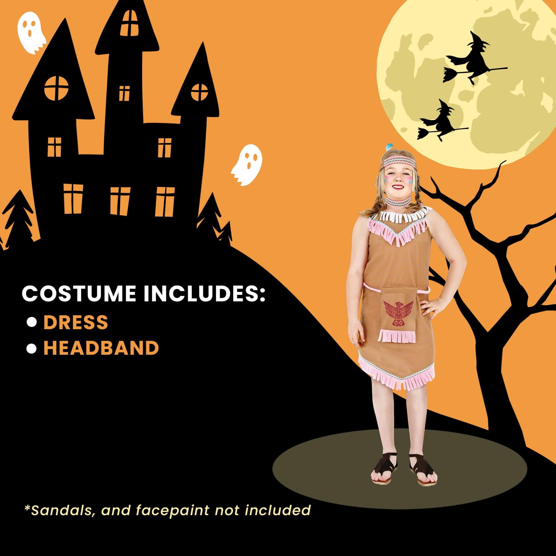 Indian Girl Child Costume