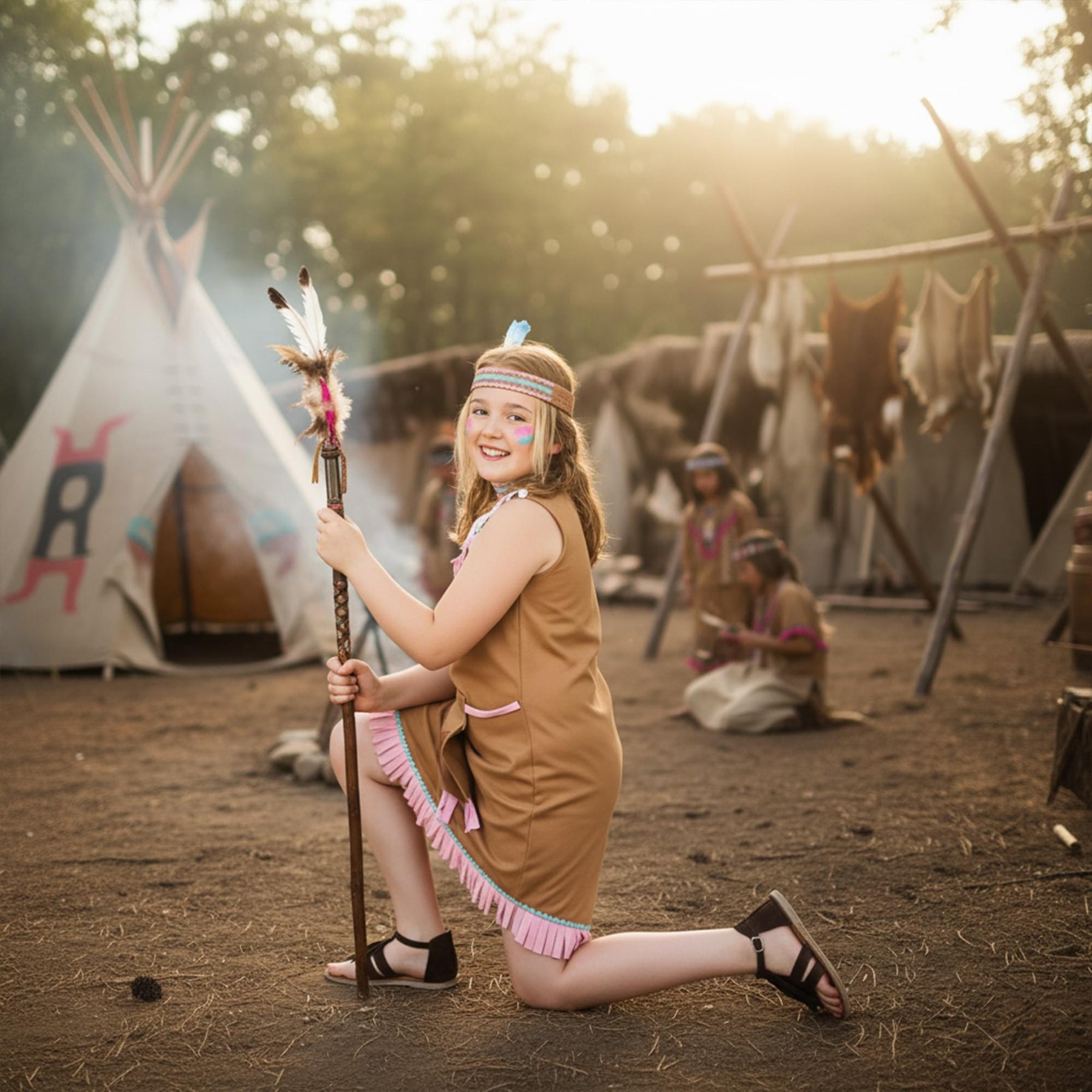 Indian Girl Child Costume