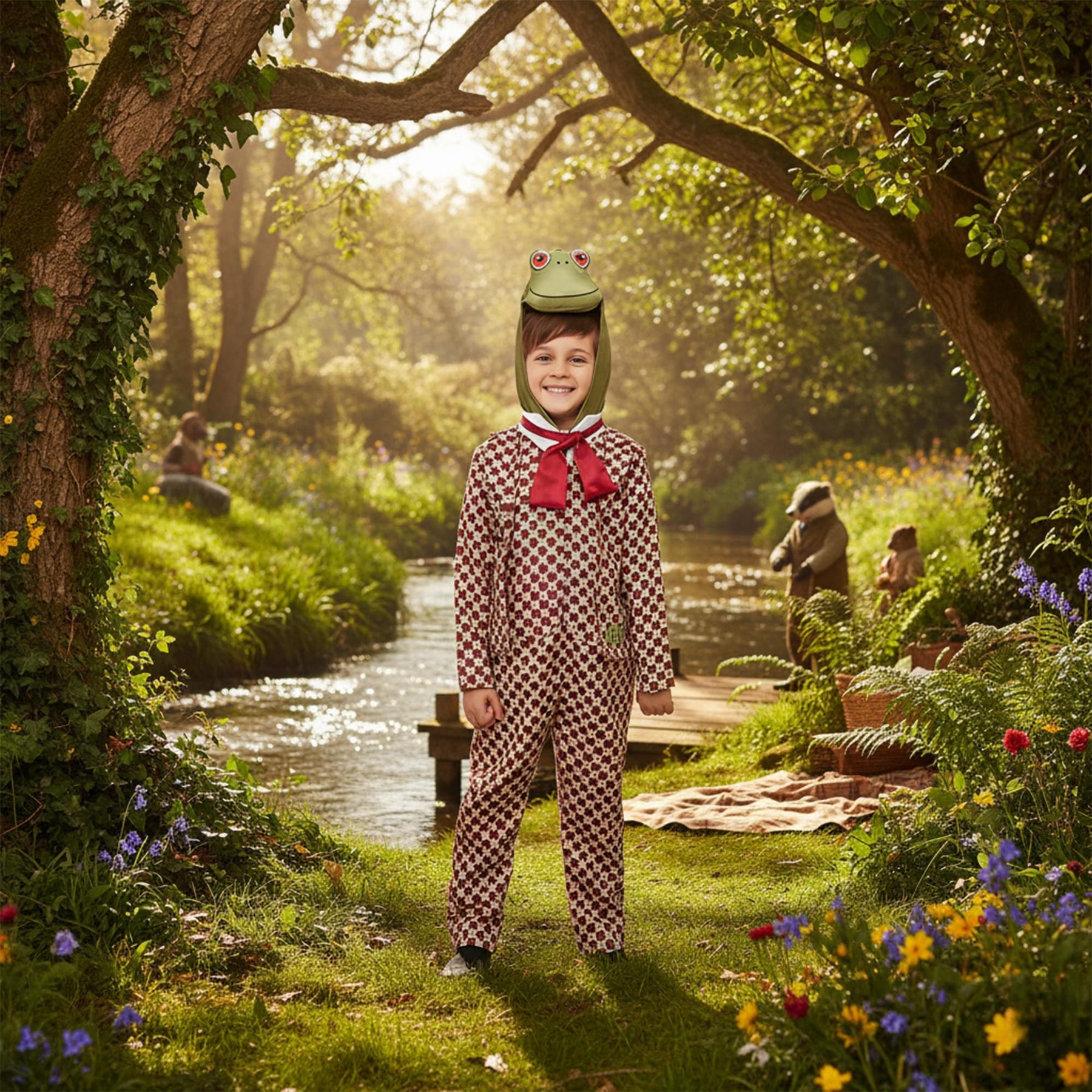 Kids Wind in the Willows Toad Child Costume