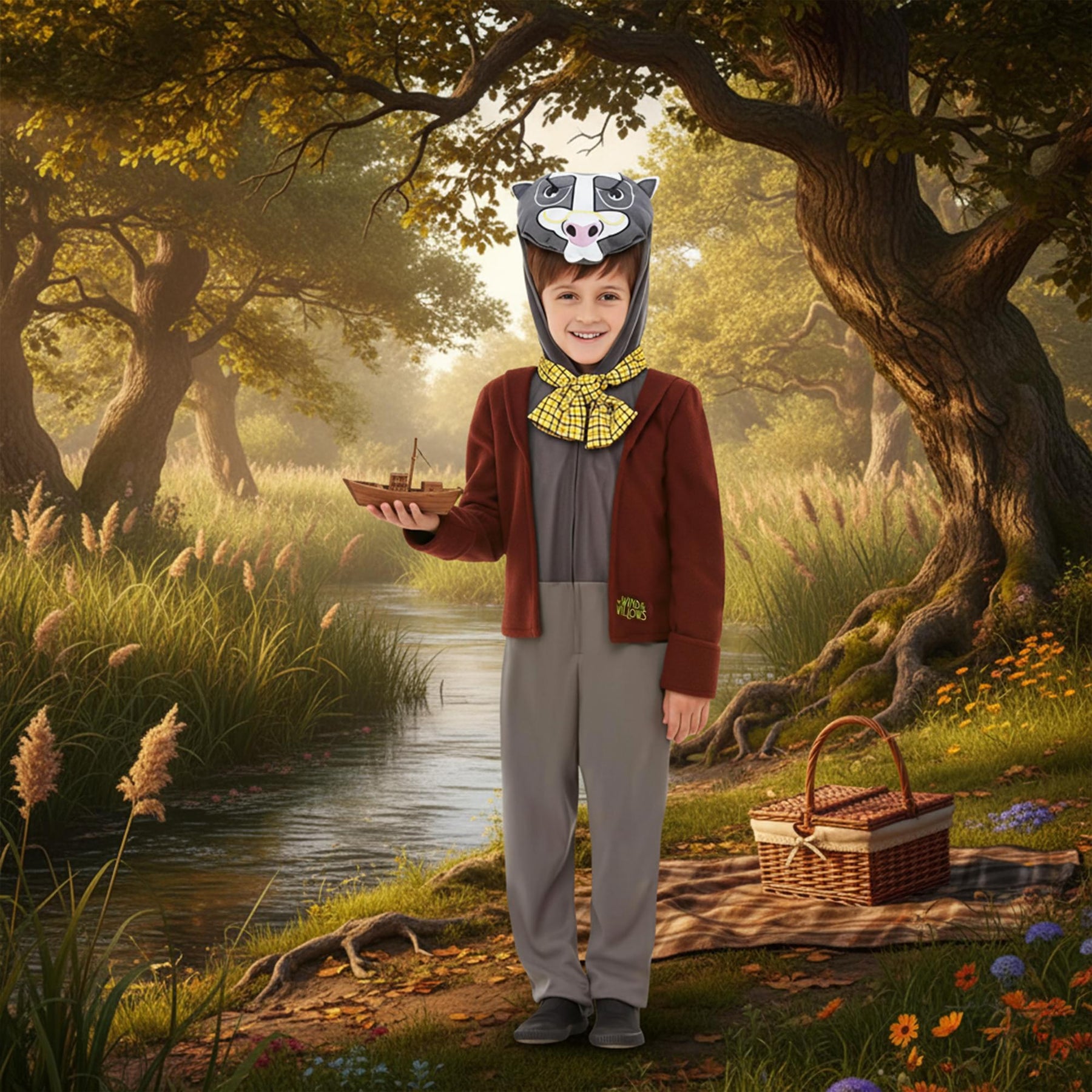 Kids Wind in the Willows Badger Costume Accessory