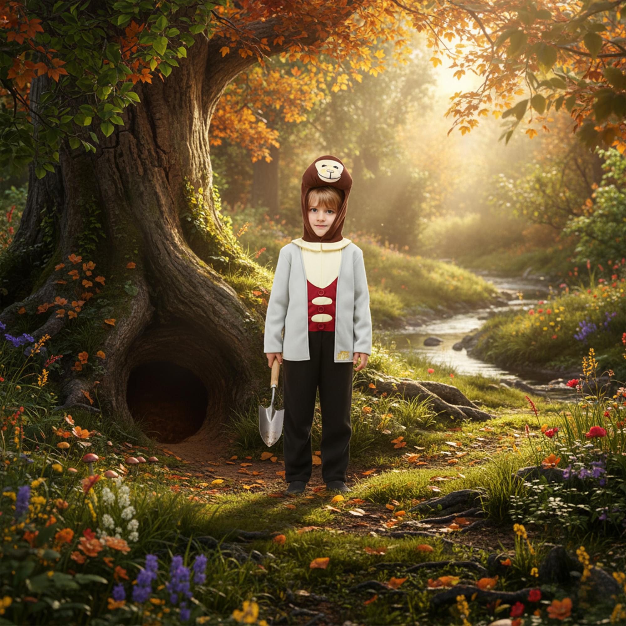 Kids Wind in the Willows Mole Child Costume