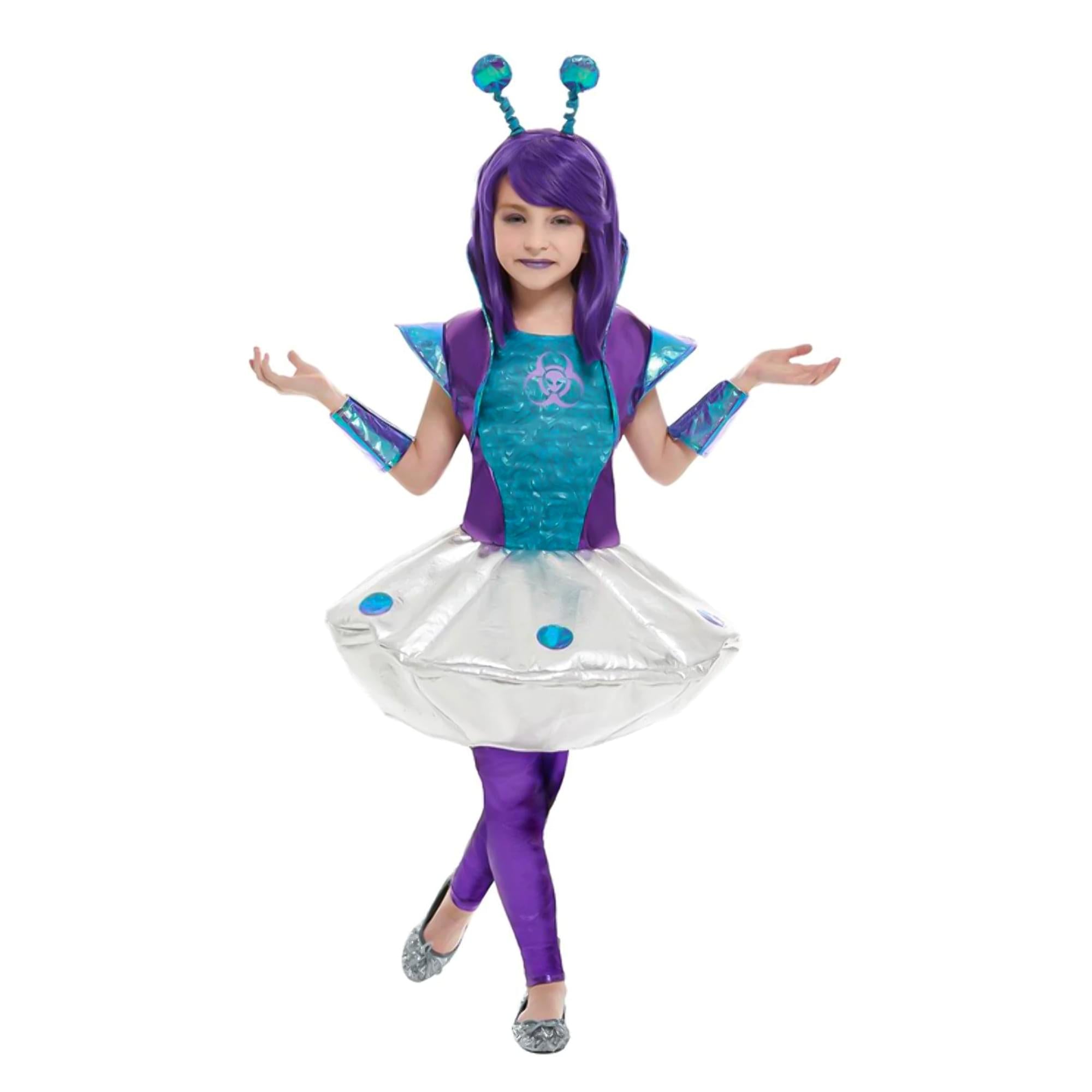Kids Alien Girl Child Costume