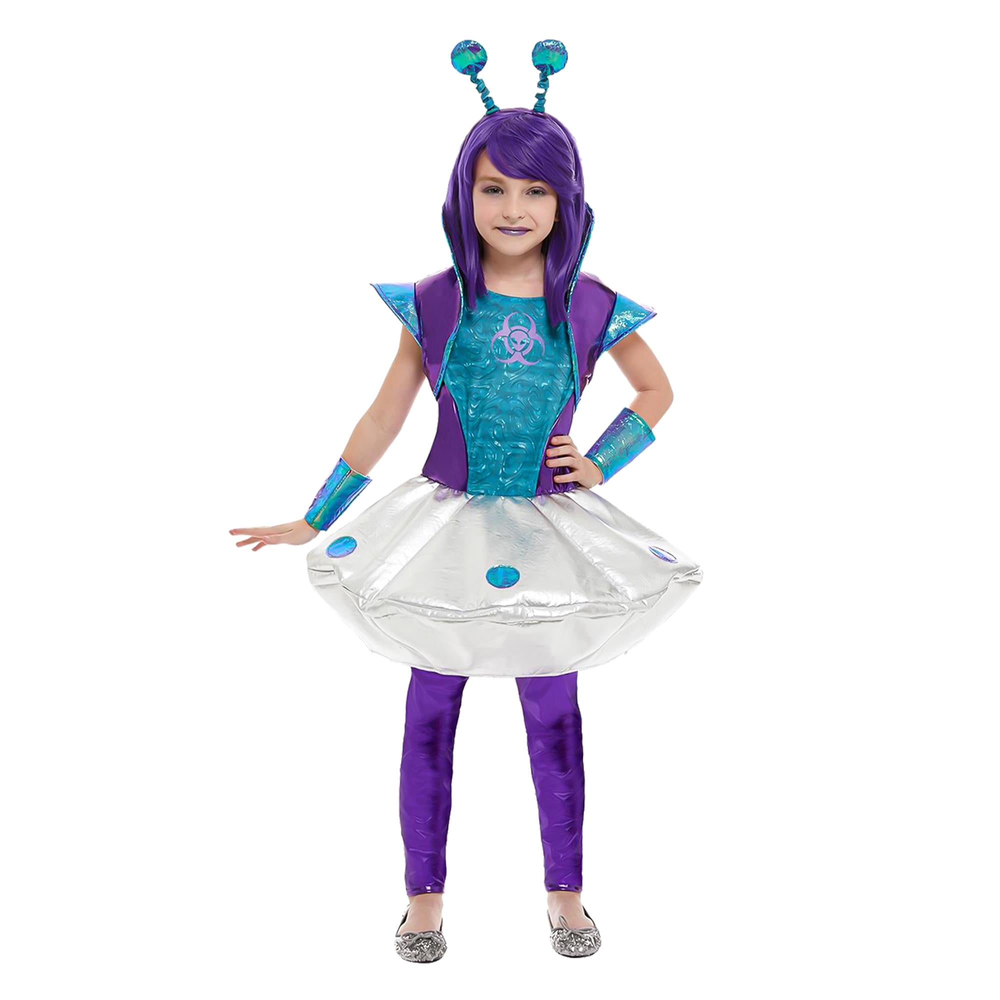 Kids Alien Girl Child Costume