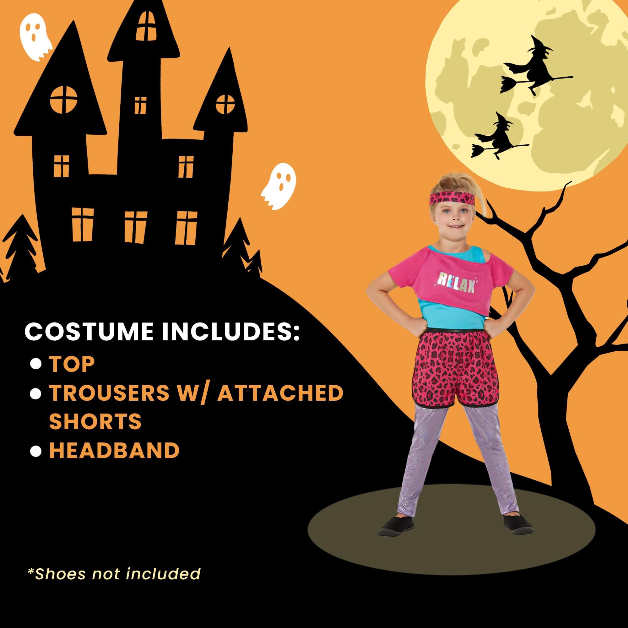 80s Girls Relax Child Costume