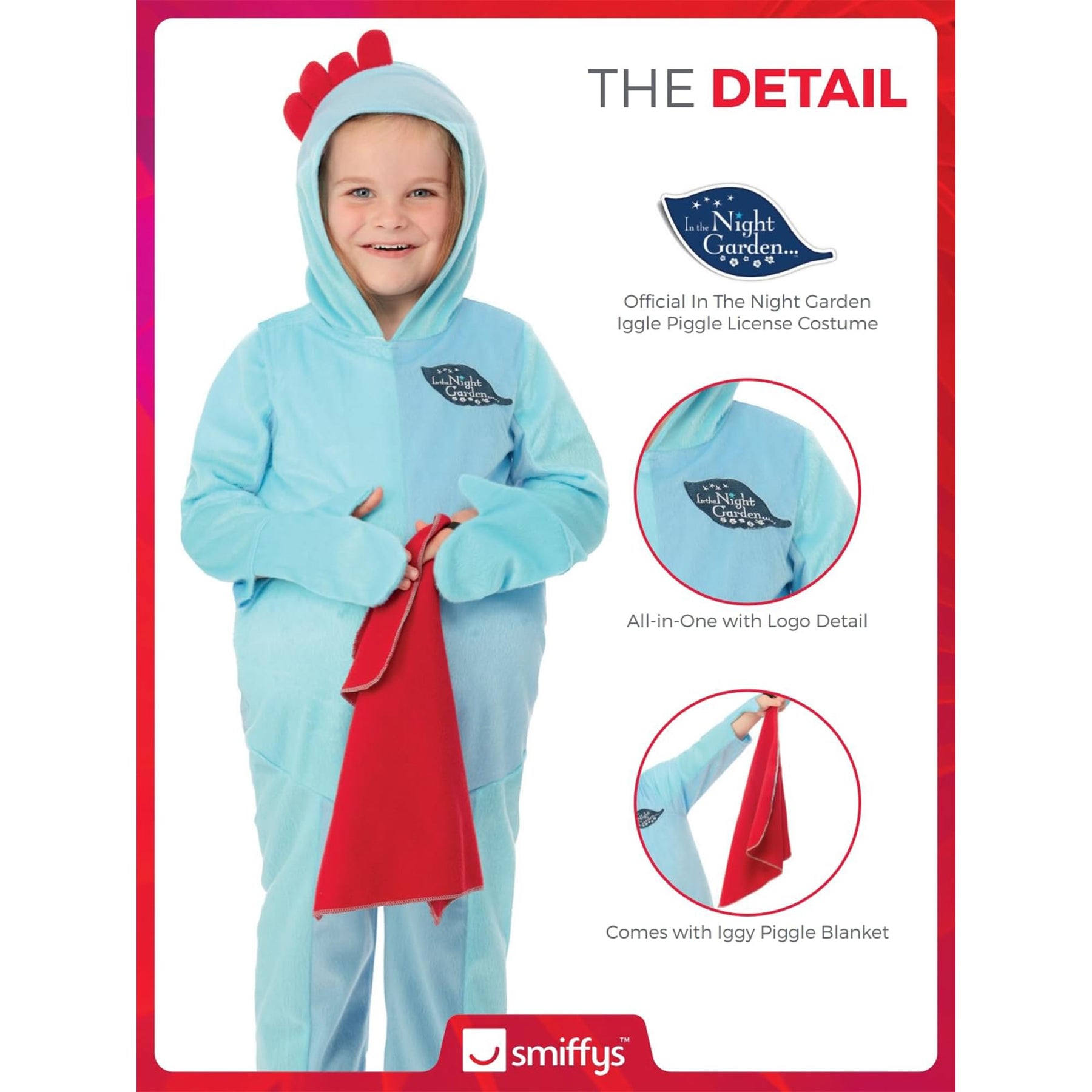 In The Night Garden Iggle Piggle Toddler Costume