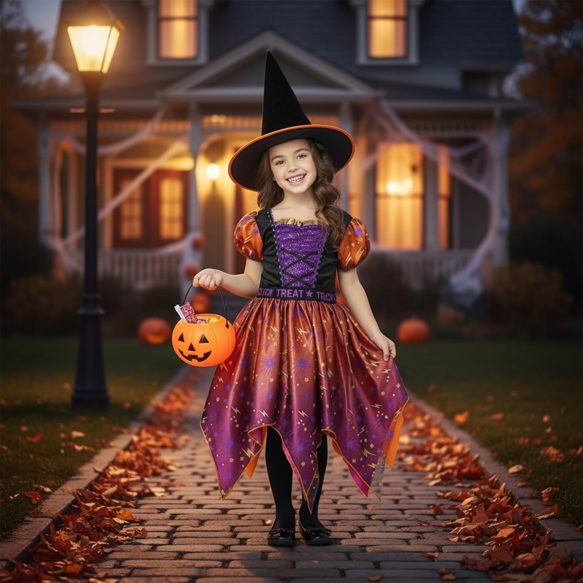 Moon & Stars Witch Child Costume