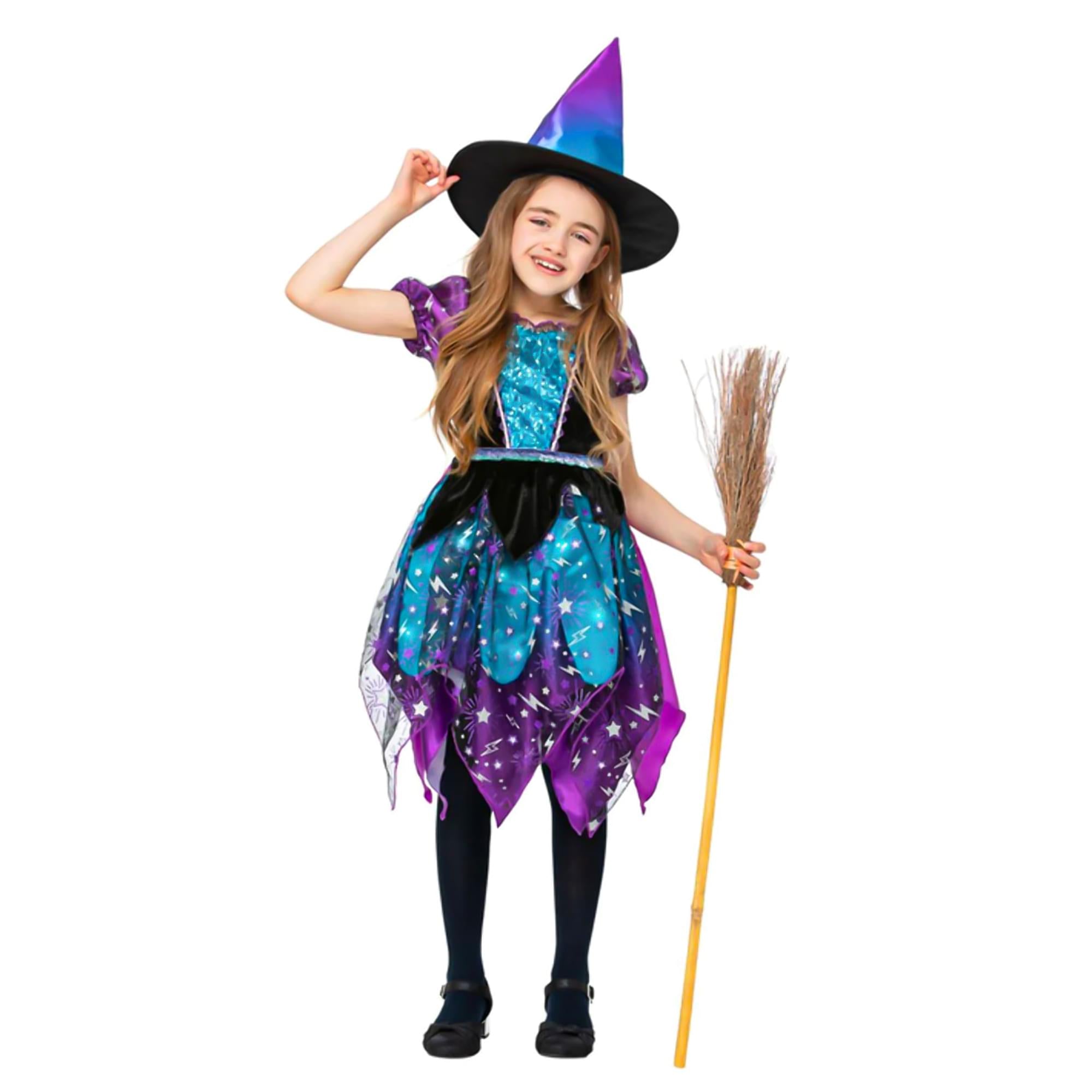 Girls Moon & Stars Witch Child Costume