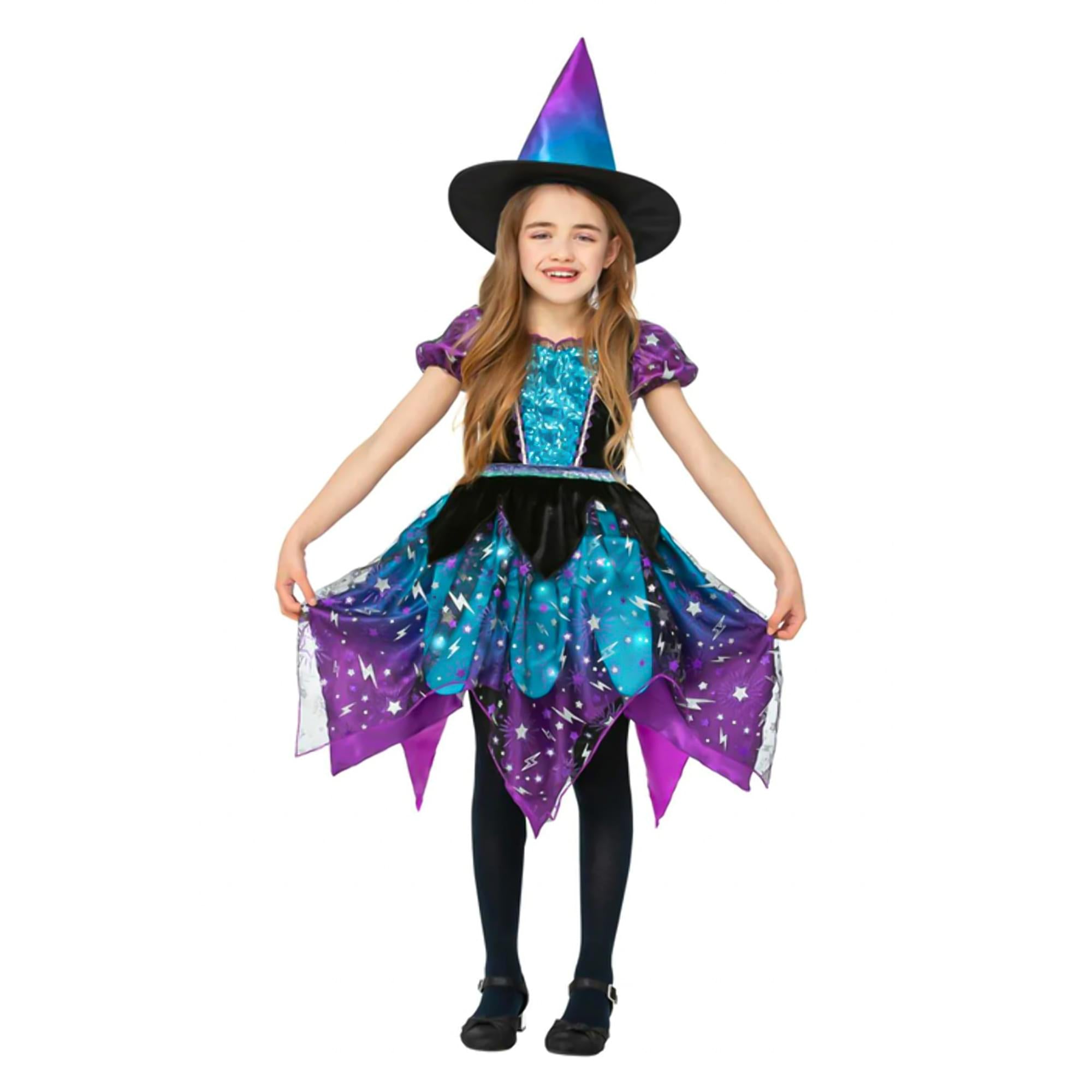 Girls Moon & Stars Witch Child Costume
