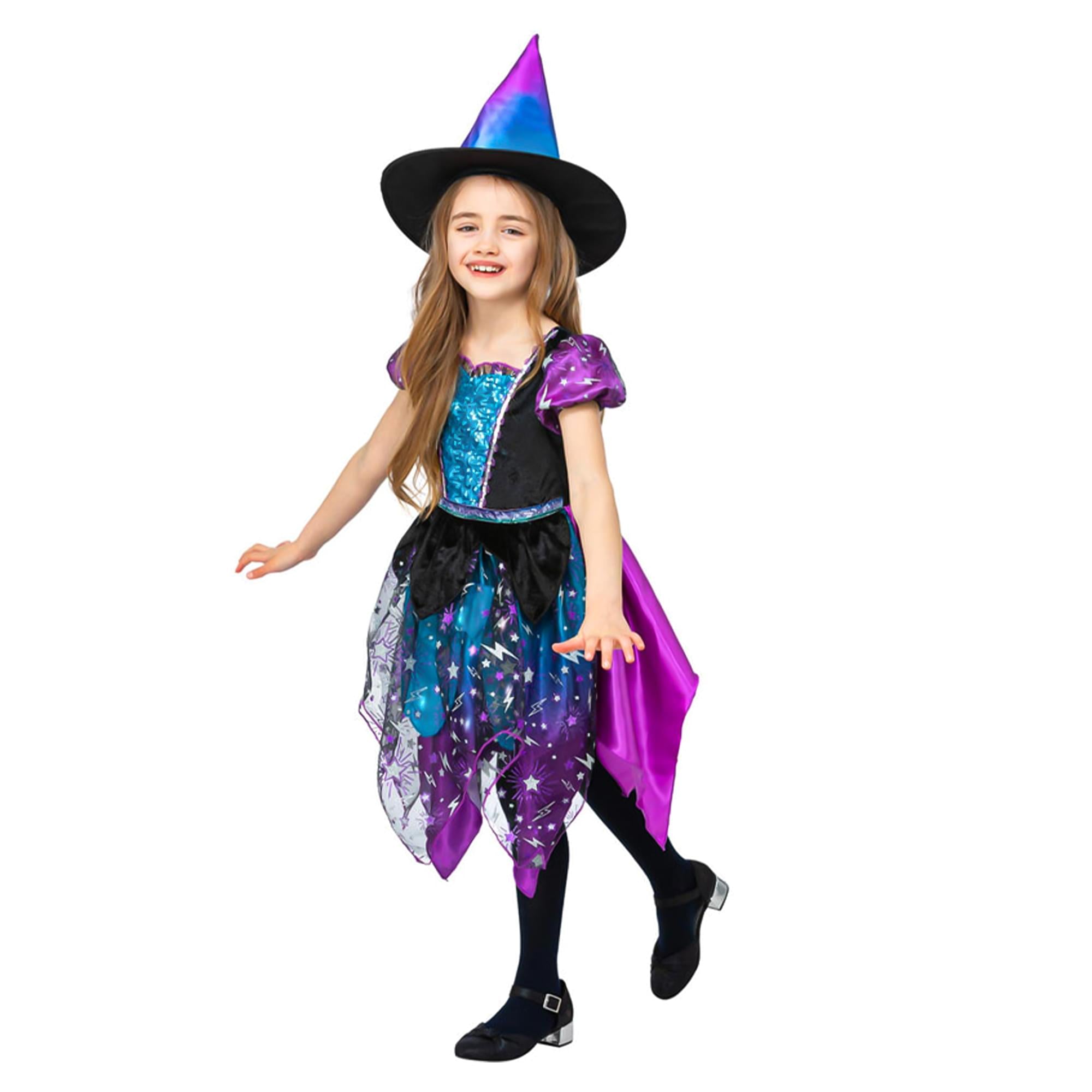 Girls Moon & Stars Witch Child Costume