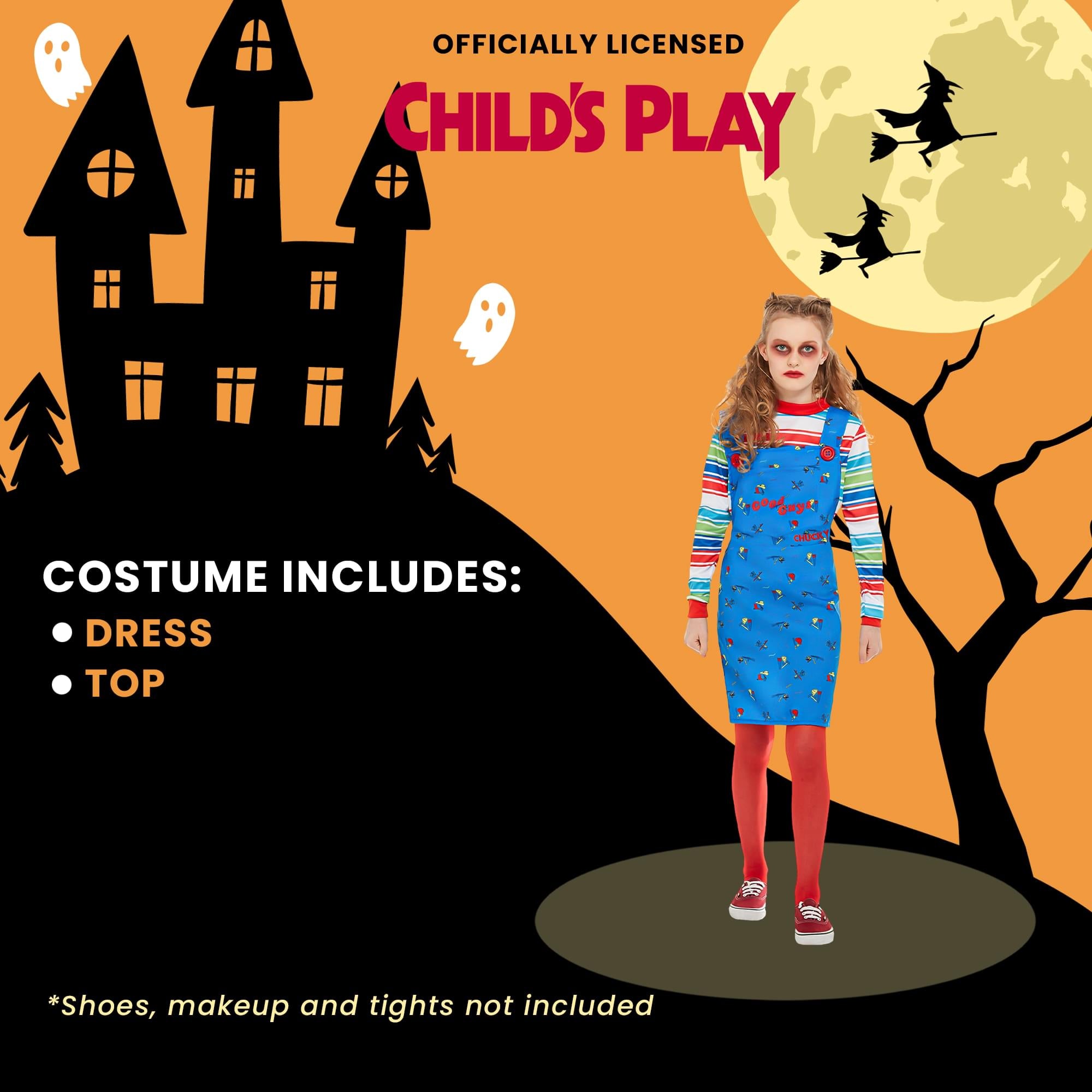 Girls Chucky Child Costume