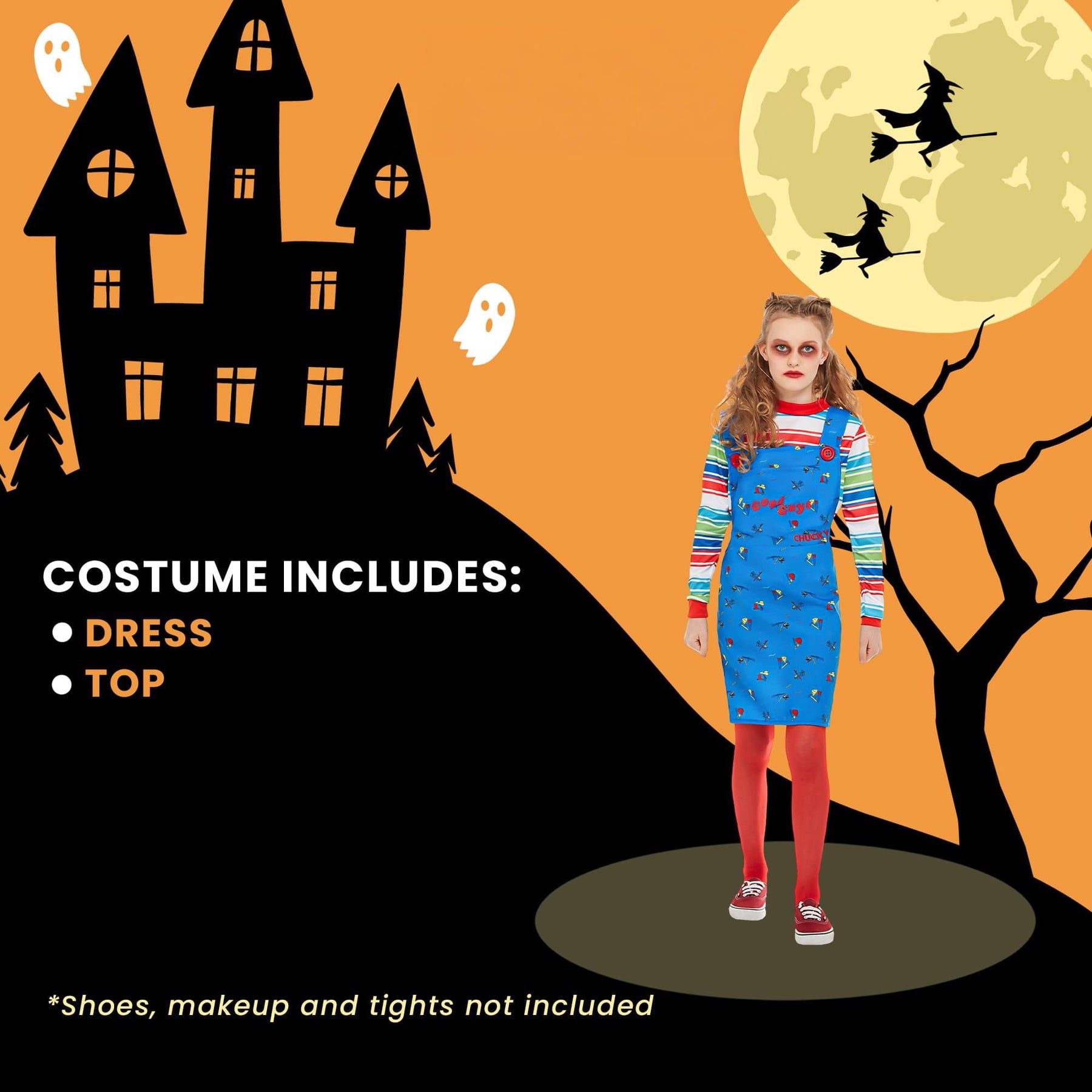 Child's Play Chucky Female Tween Costume