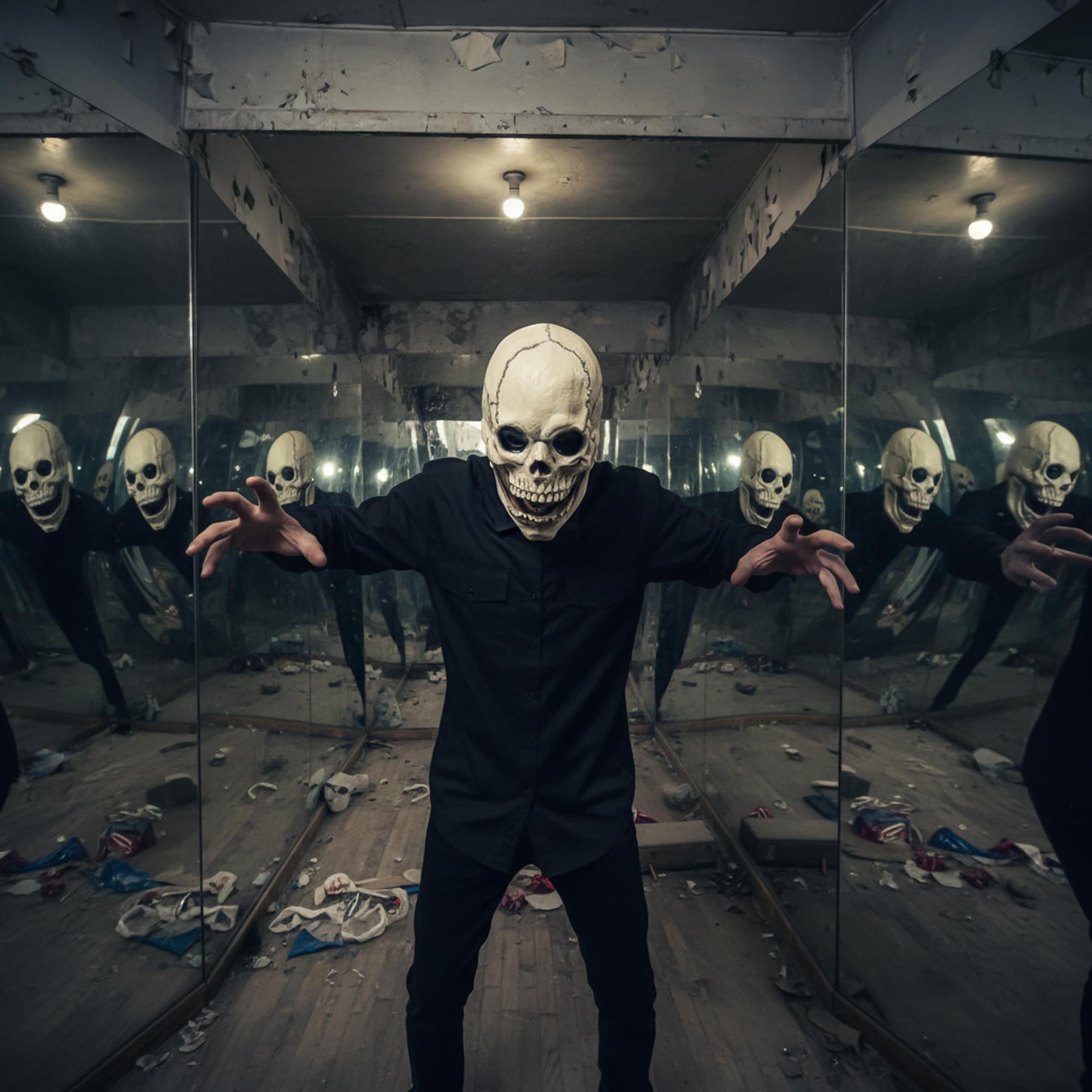 Skull Face Mask Costume Accessory