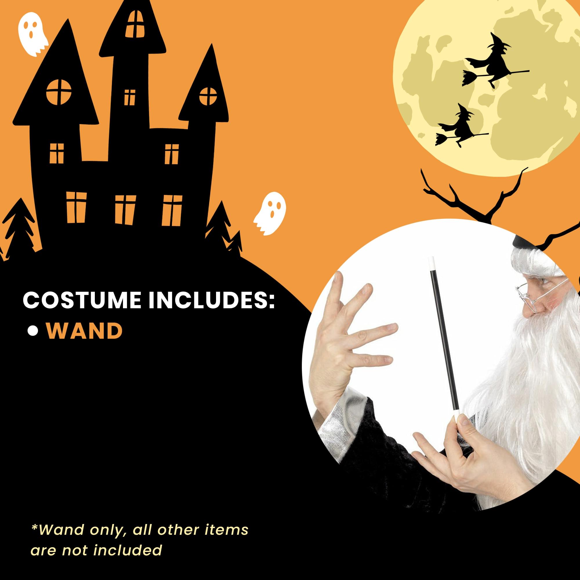 Magicians Wand Costume Accessory