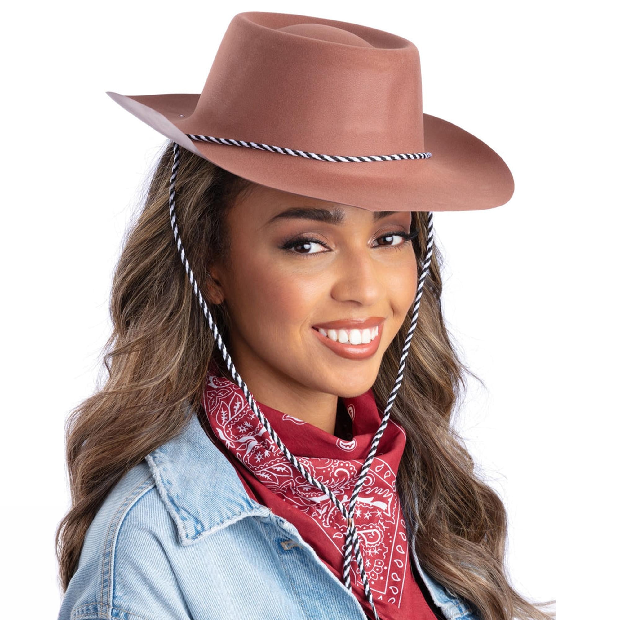 Brown Cowboy Hat Adult Costume Accessory