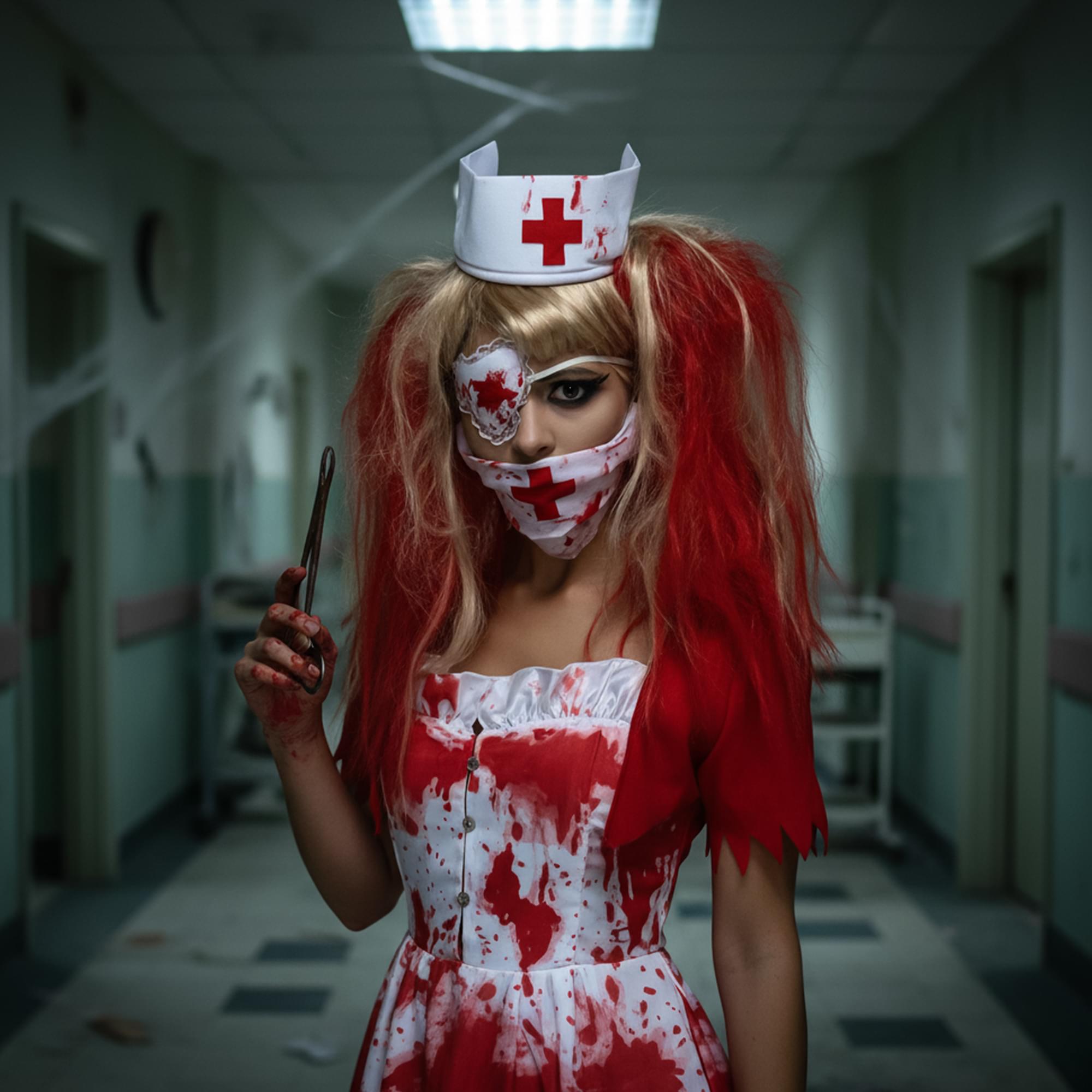 Bloody Nurse Kit Costume Accessory