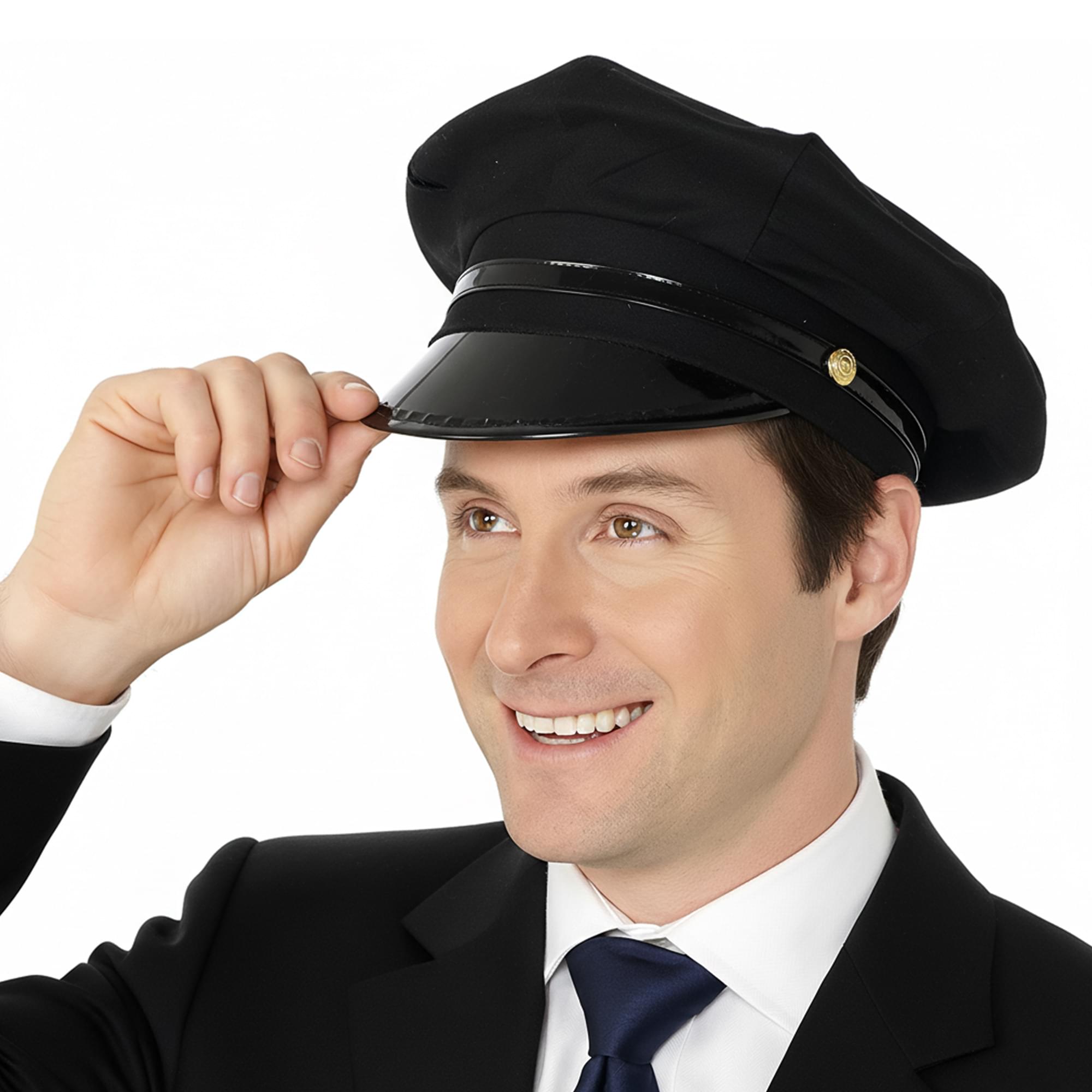 Chauffeur Hat Costume Accessory