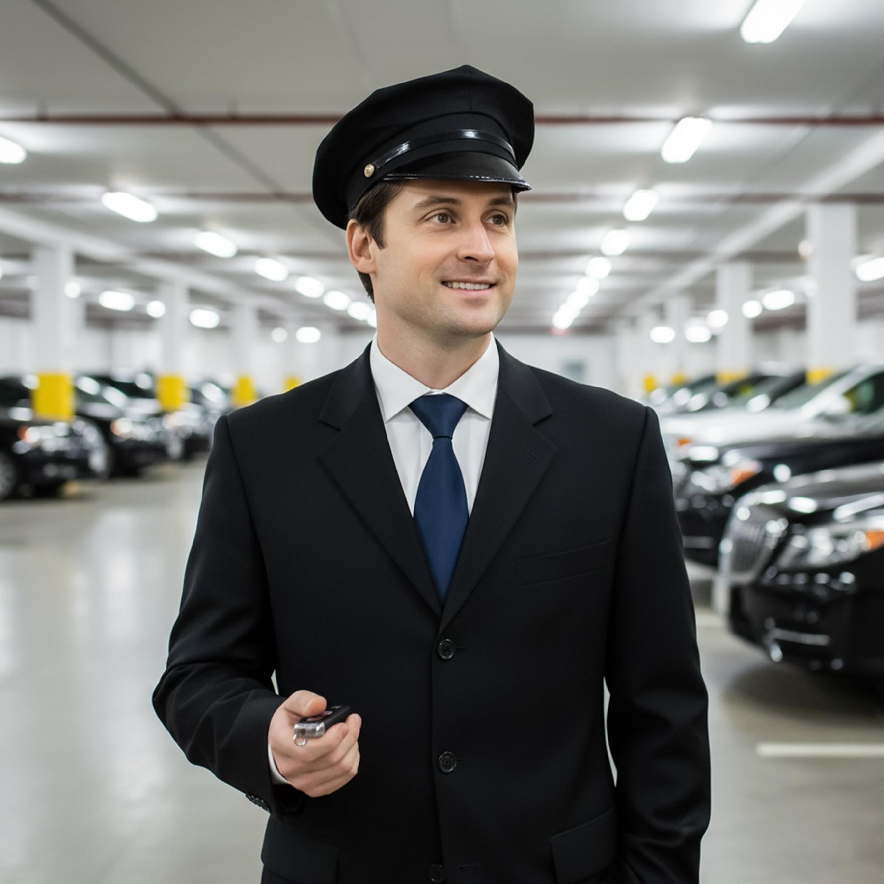 Chauffeur Hat Costume Accessory