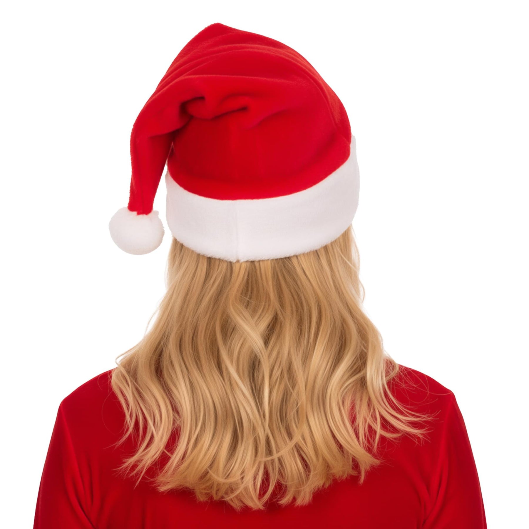 Plush Santa Hat Costume Accessory