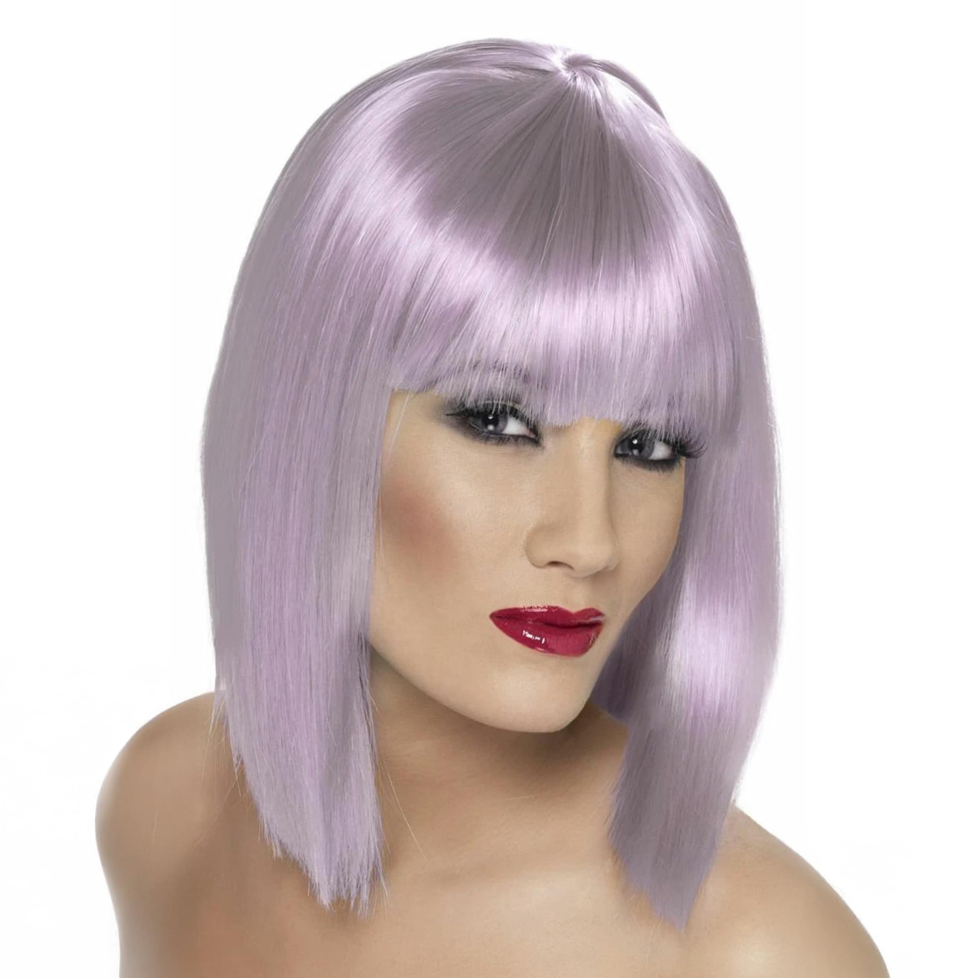 Glam Purple Wig Costume Accessory