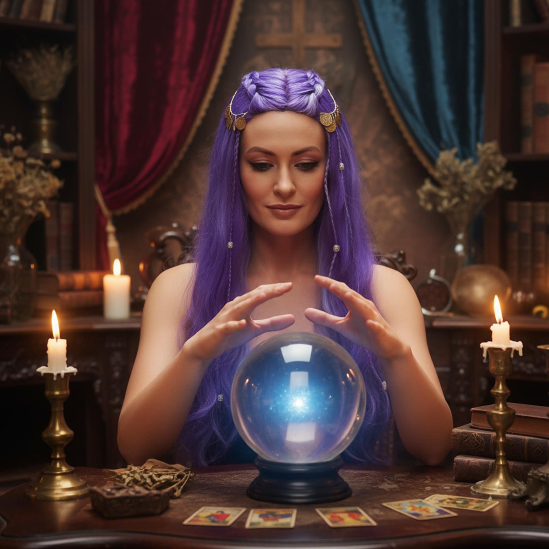 Fortune Teller Wig Costume Accessory