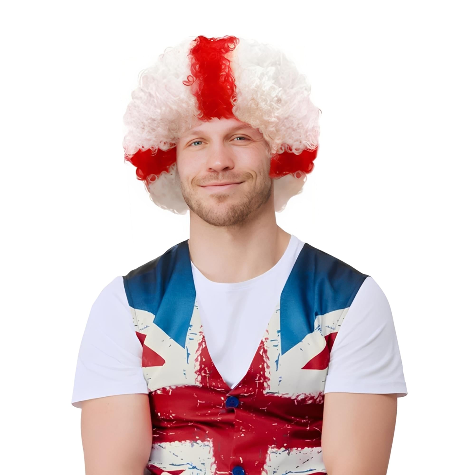 England Adult Costume Afro Wig