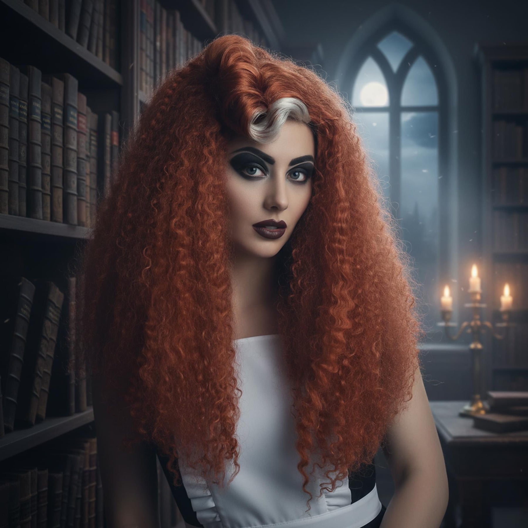 Magenta Wig Costume Accessory