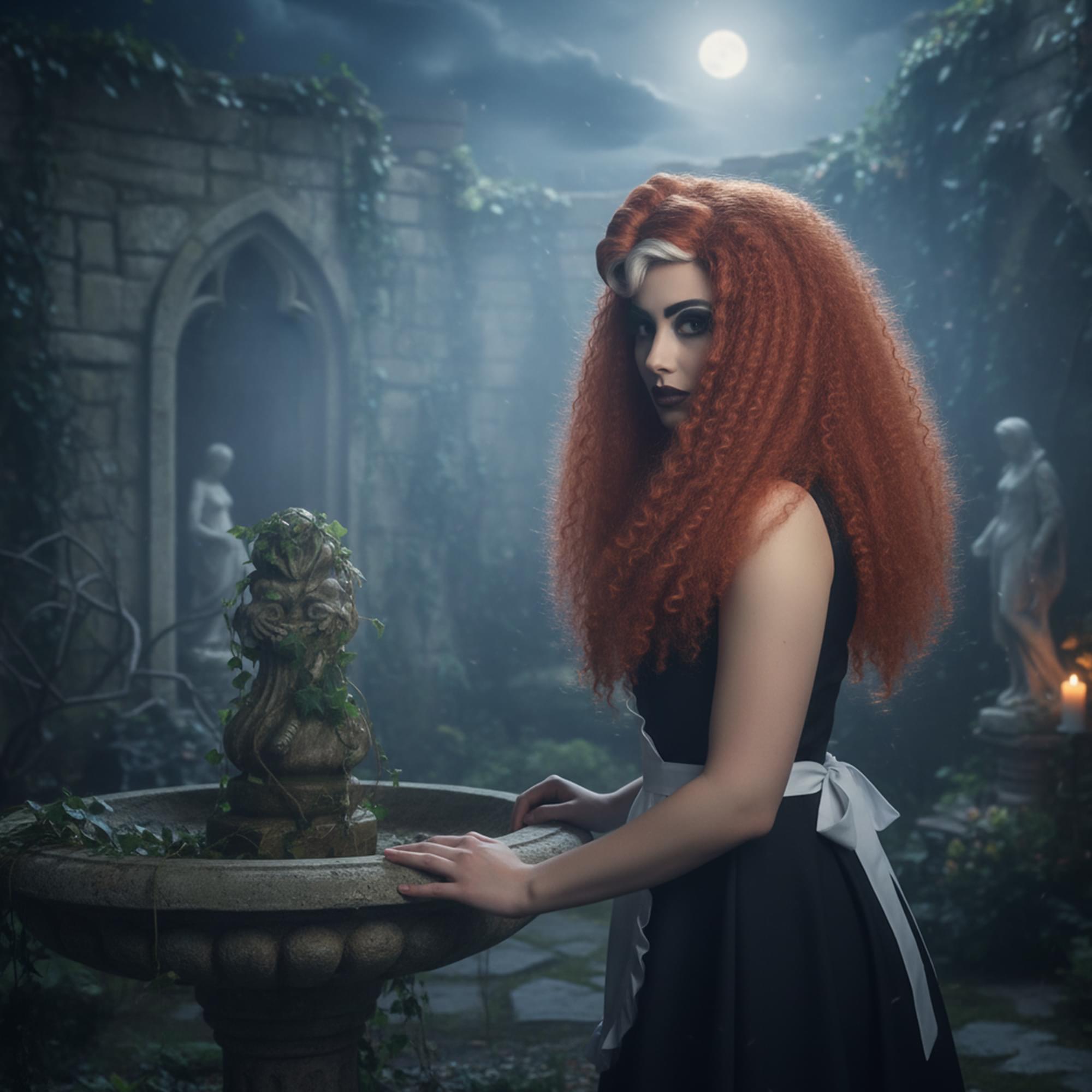 Magenta Wig Costume Accessory