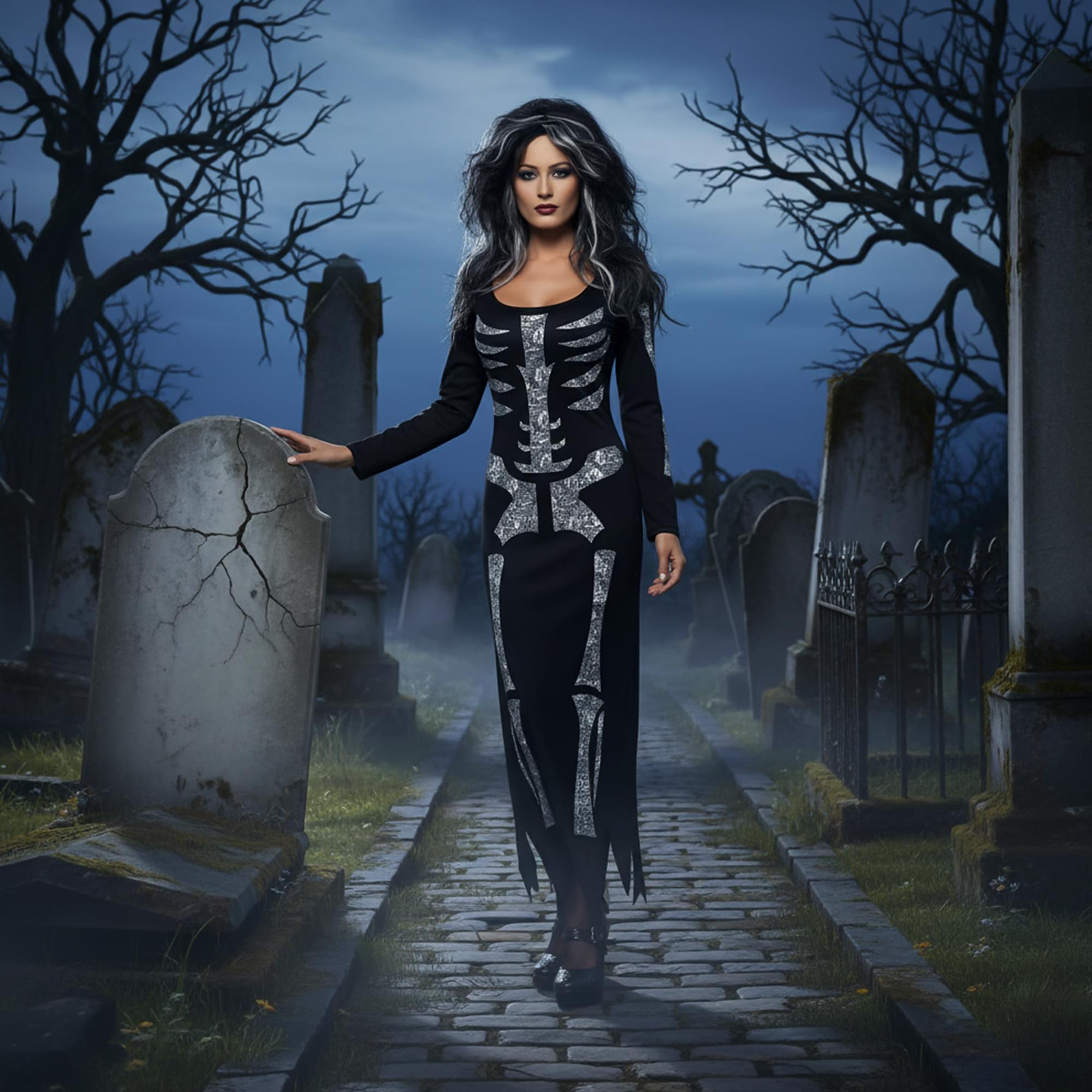 Skeleton Dress Adult Costume