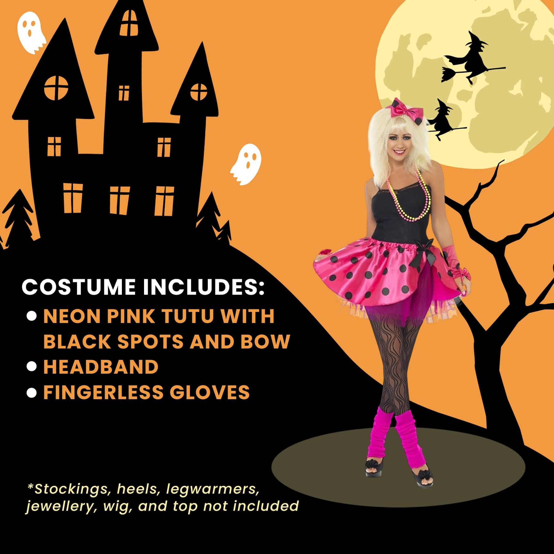 Pink Tutu Instant Adult Costume Kit