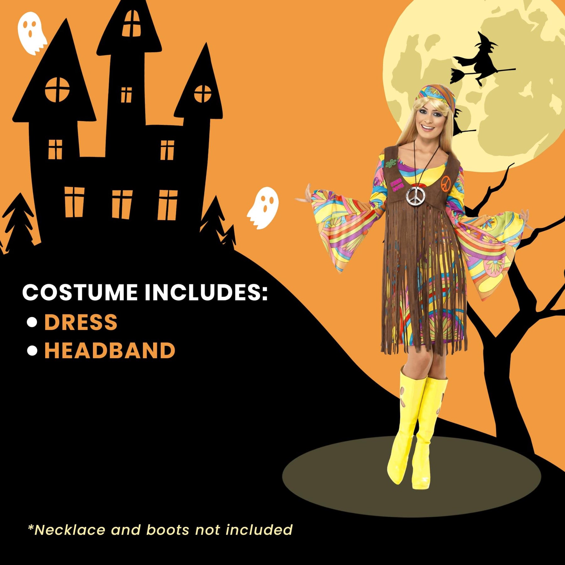 1960 Groovy Lady Adult Costume
