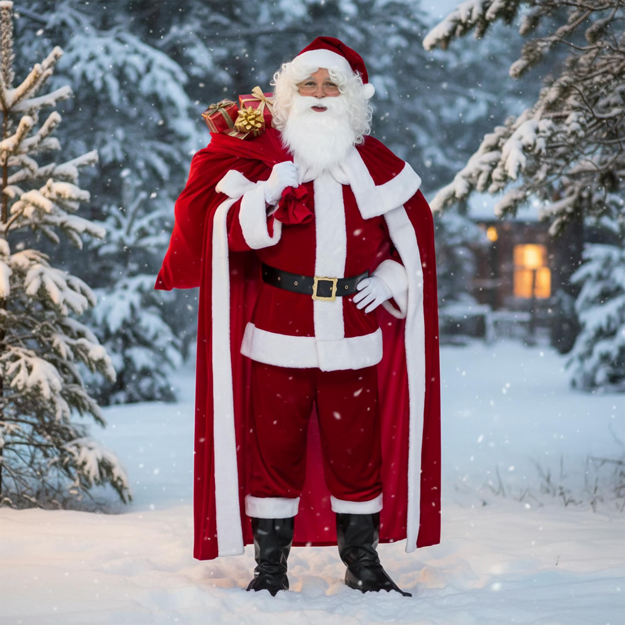 Santa Claus with Trousers Adult Costume