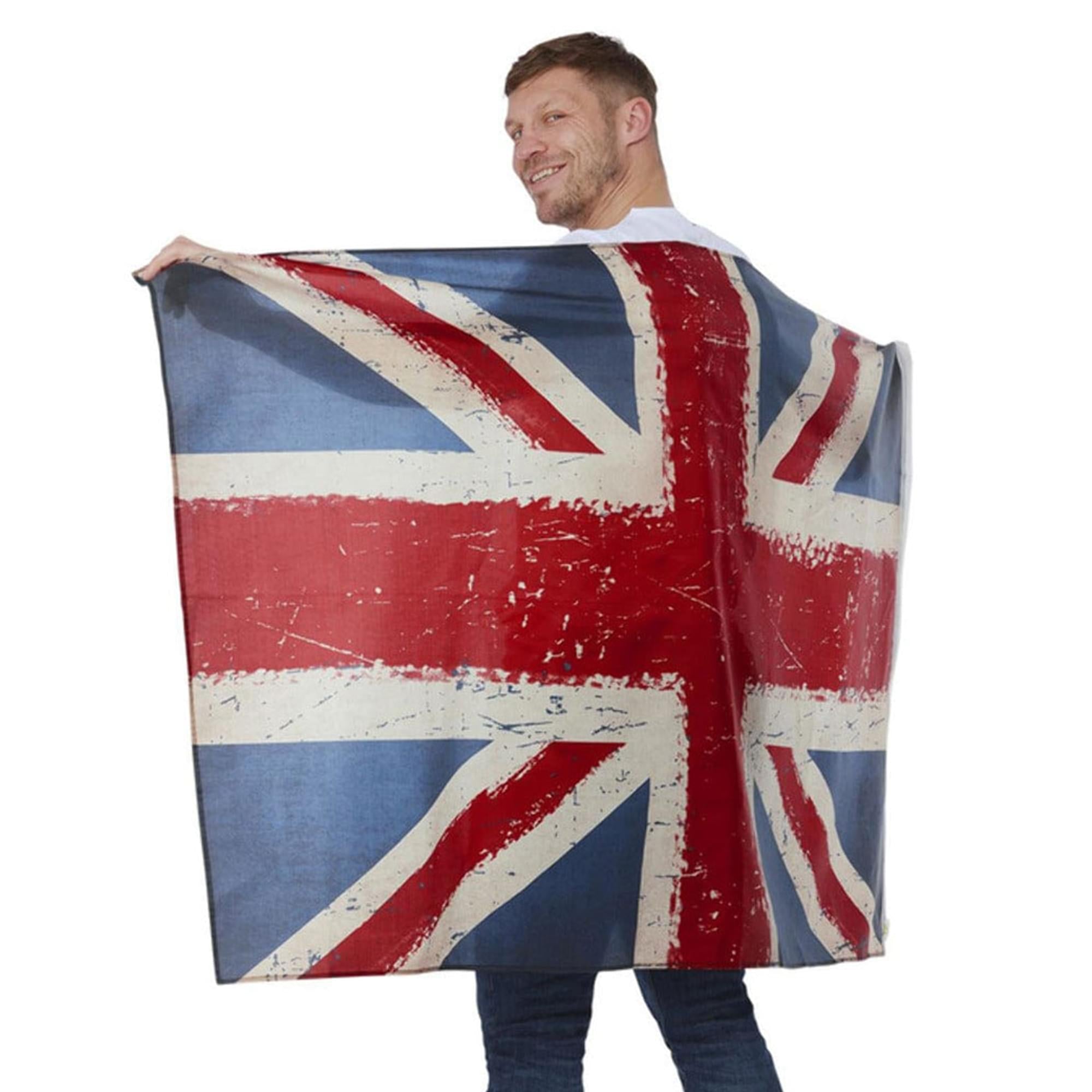 Union Jack Vintage Style Print Flag Accessory