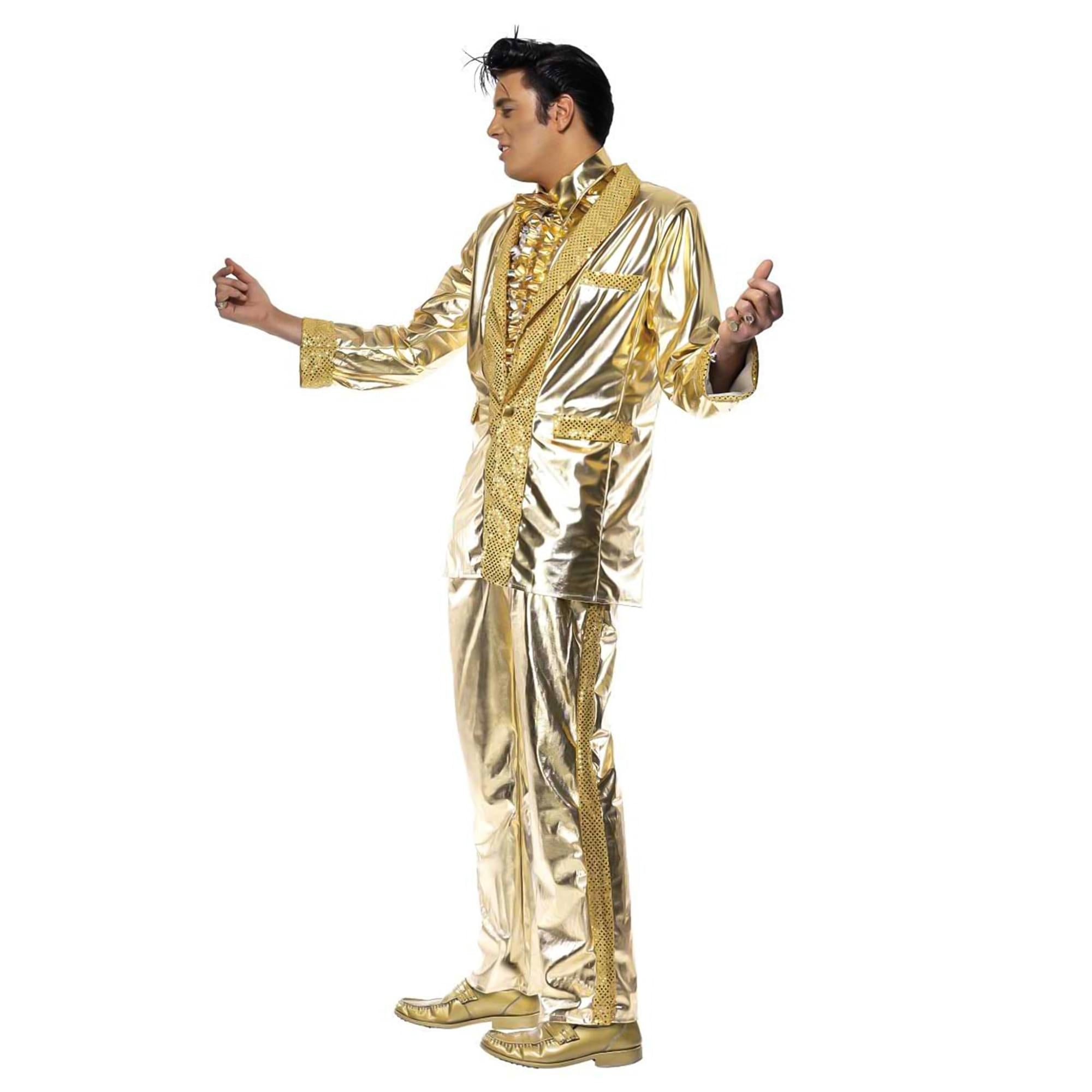 Elvis Gold Lame Chest Child Costume
