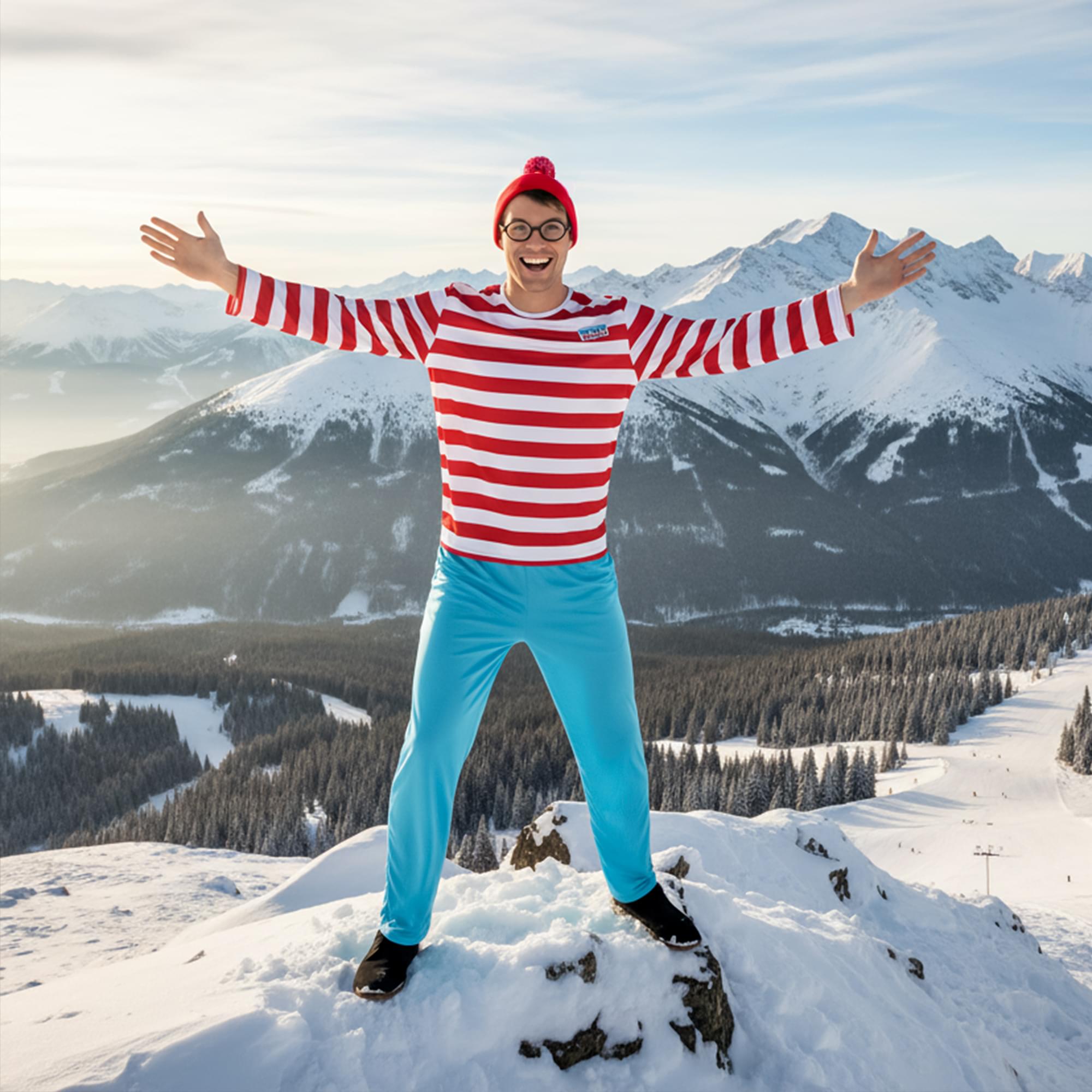 Where Wally Adult Costume