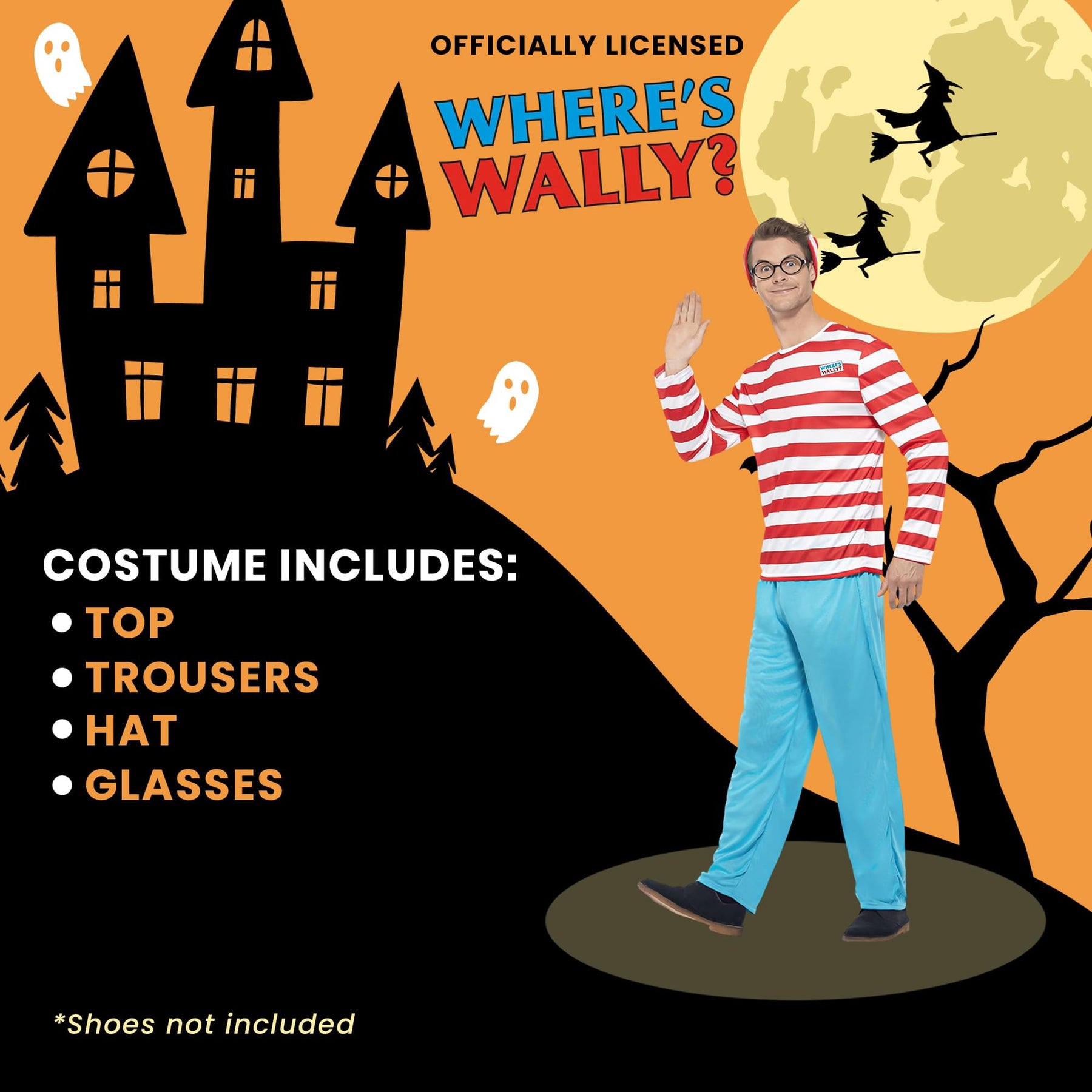 Where Wally Adult Costume