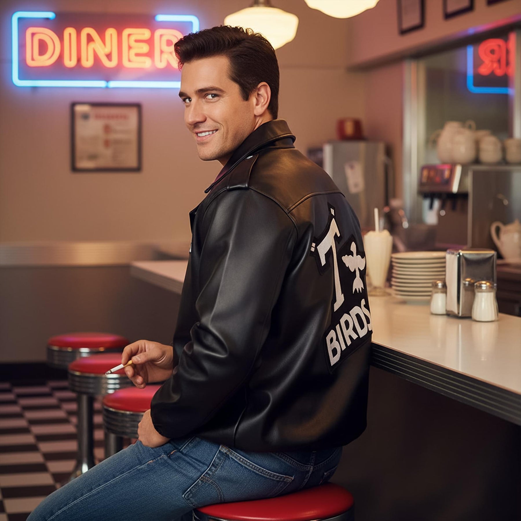 T Bird Jacket Chest Adult Costume