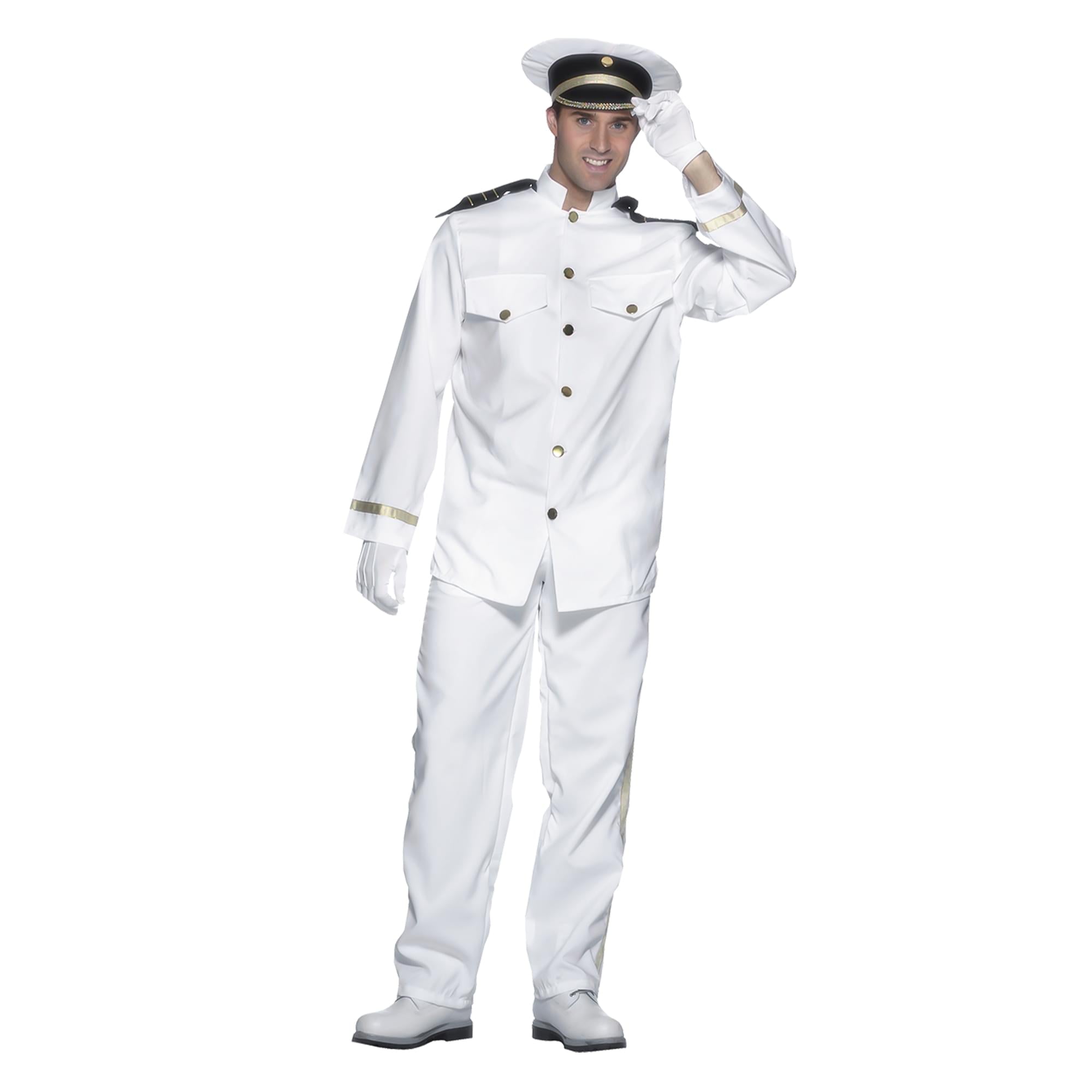 Naval Whites Chest Adult Costume